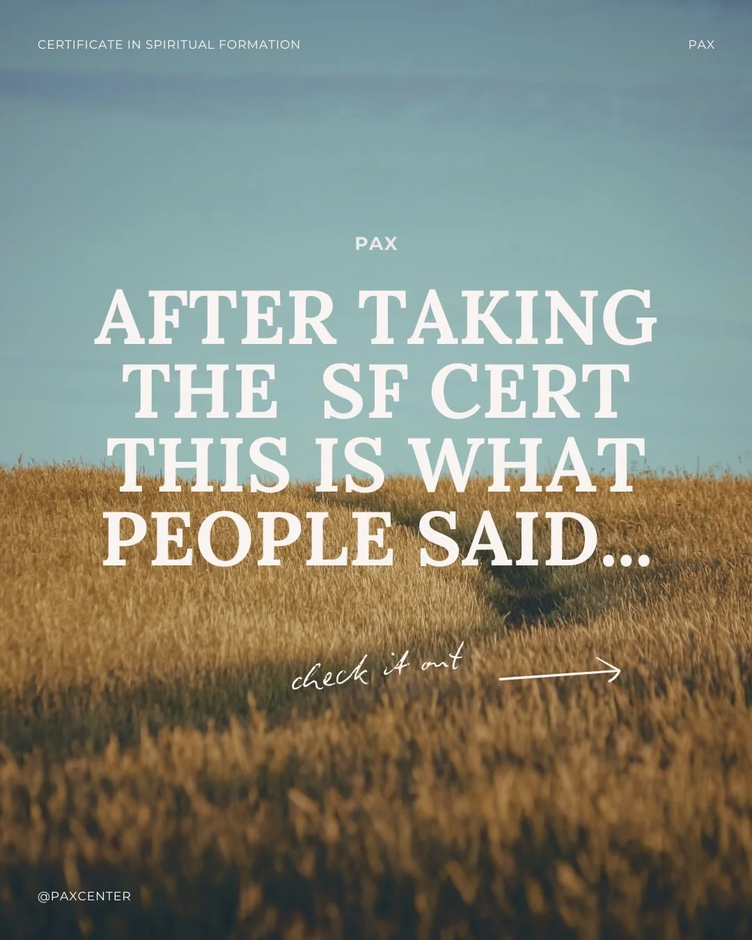 Our Certificate in Christian Spiritual Formation is truly a journey of grace 💜

This course is open to anyone trained as a Christian spiritual director or who has gone through our TL1 program!

It is a beautiful way to grow more confident in your vo