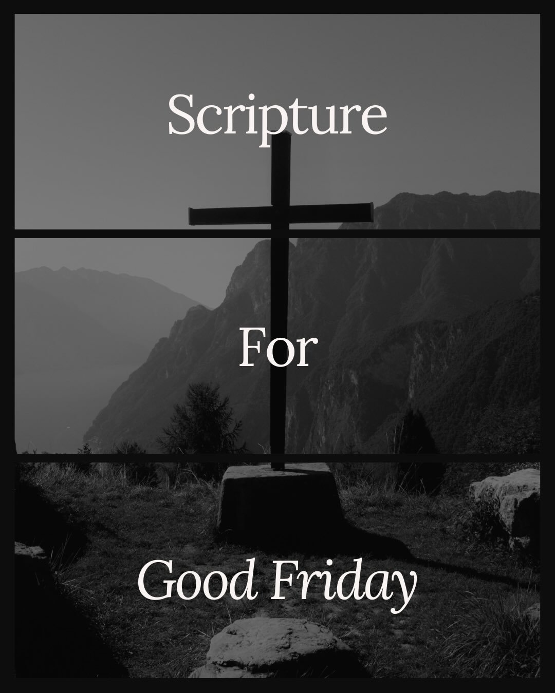 Mark 15:33-41

May you have a Blessed Good Friday as we remember the crucifixion of Jesus.

May we stand together in solidarity to watch and weep.

This may be a moment we are remembering from history, but the impacts have rippled through our present