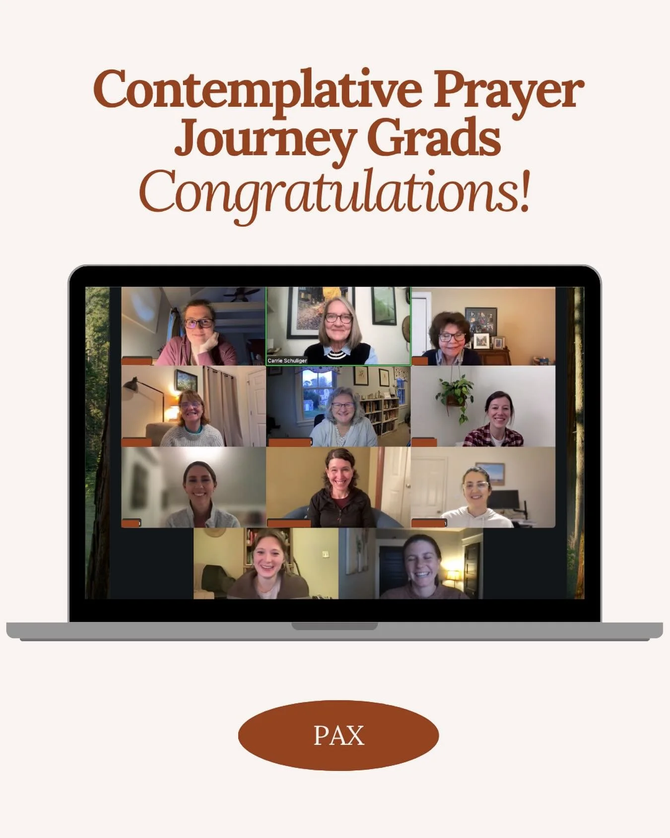 Last week our Contemplative Prayer Journey completed their time together!

Congratulations crew, you have leaned in whole heartedly!

May you carry with you what you need into this summer &amp; continue to feel God&rsquo;s love surrounding you in tan