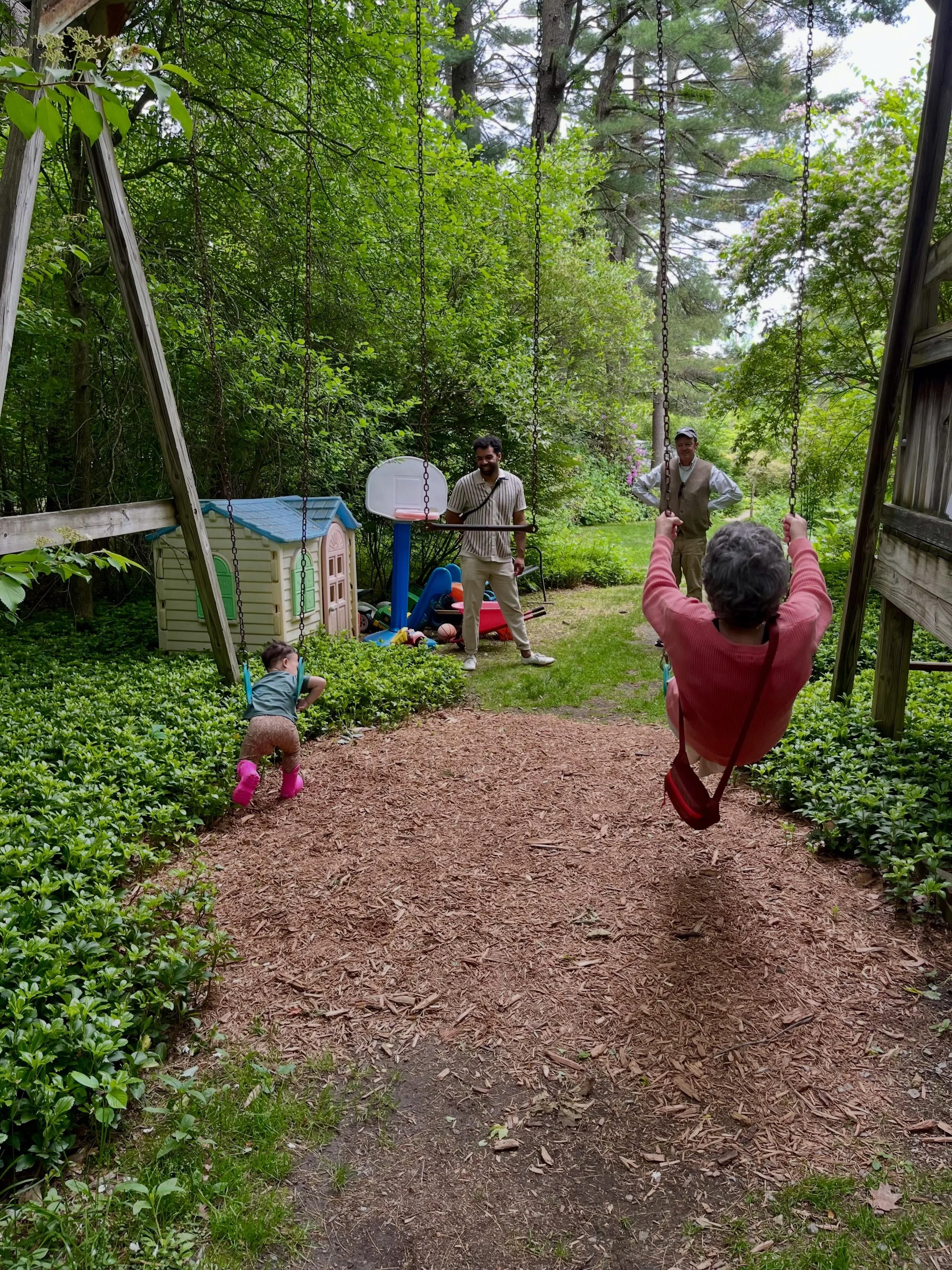 Play never ceases to bring Rama joy&hellip;

&hellip;and while this isn&rsquo;t a perfectly framed birthday picture, to me it captures the essence of the day as she joyfully whooped alongside one of her granddaughters ❤️

So happy birthday to our fab