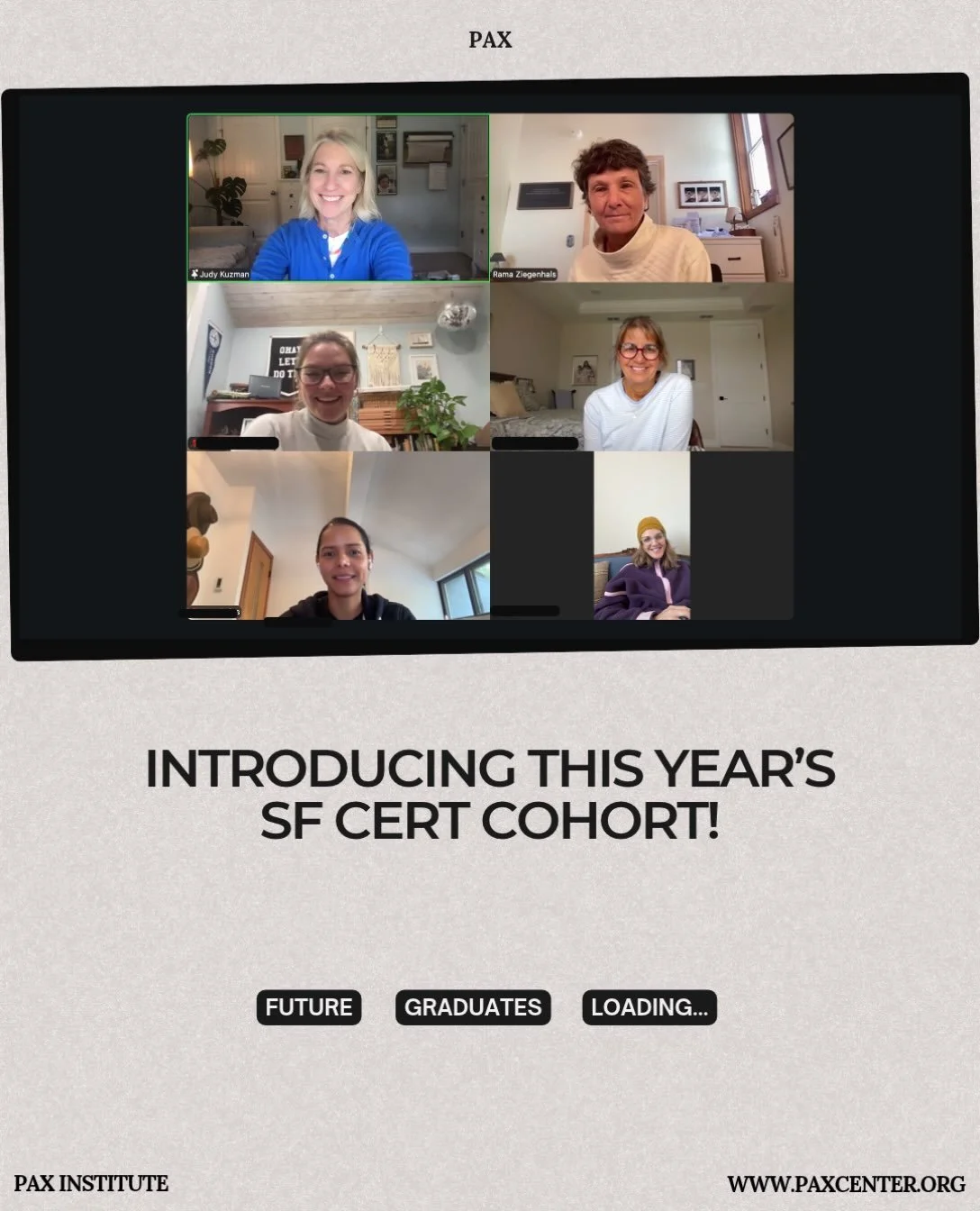 So lovely to see familiar and new faces together on this year&rsquo;s Certificate in Spiritual Formation cohort!

We are excited for all that is in store for you four over the next few months and will be cheering you on ☺️

Now go crush those teachin