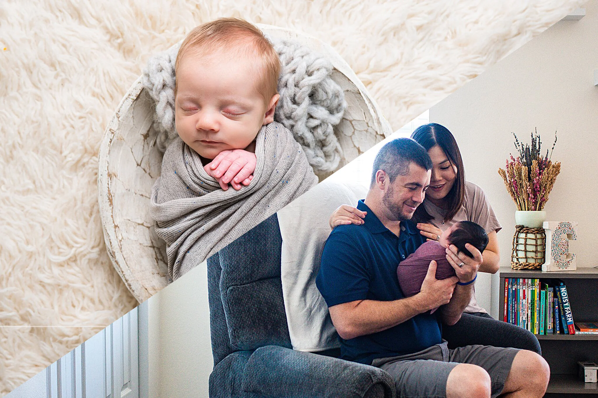 Posed Newborn vs. Lifestyle Newborn