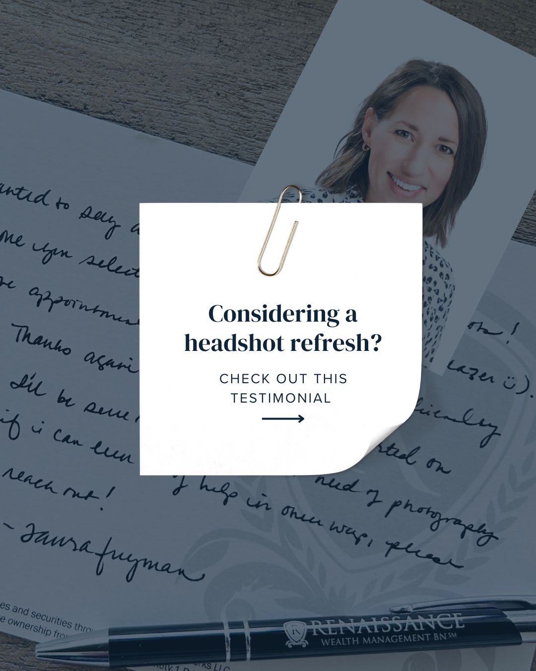 Did you know your headshot is often the first thing potential clients or partners see?

Whether it&rsquo;s on your website, LinkedIn, or even in your email signature&mdash;it&rsquo;s doing a lot of heavy lifting. ✨

That&rsquo;s why I love helping pe