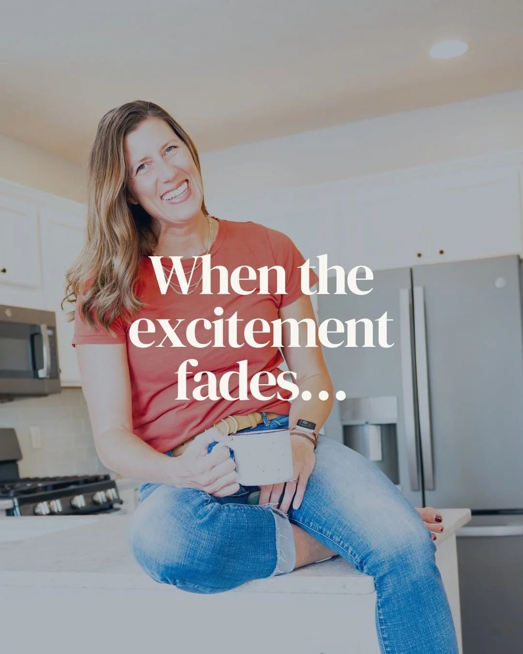 Yesterday at church, our pastor talked about how easy it is to start something new with excitement (and jumping in with both feet), only to lose sight of the vision along the way.

And honestly? I think we do that in business, too.

When we start, we