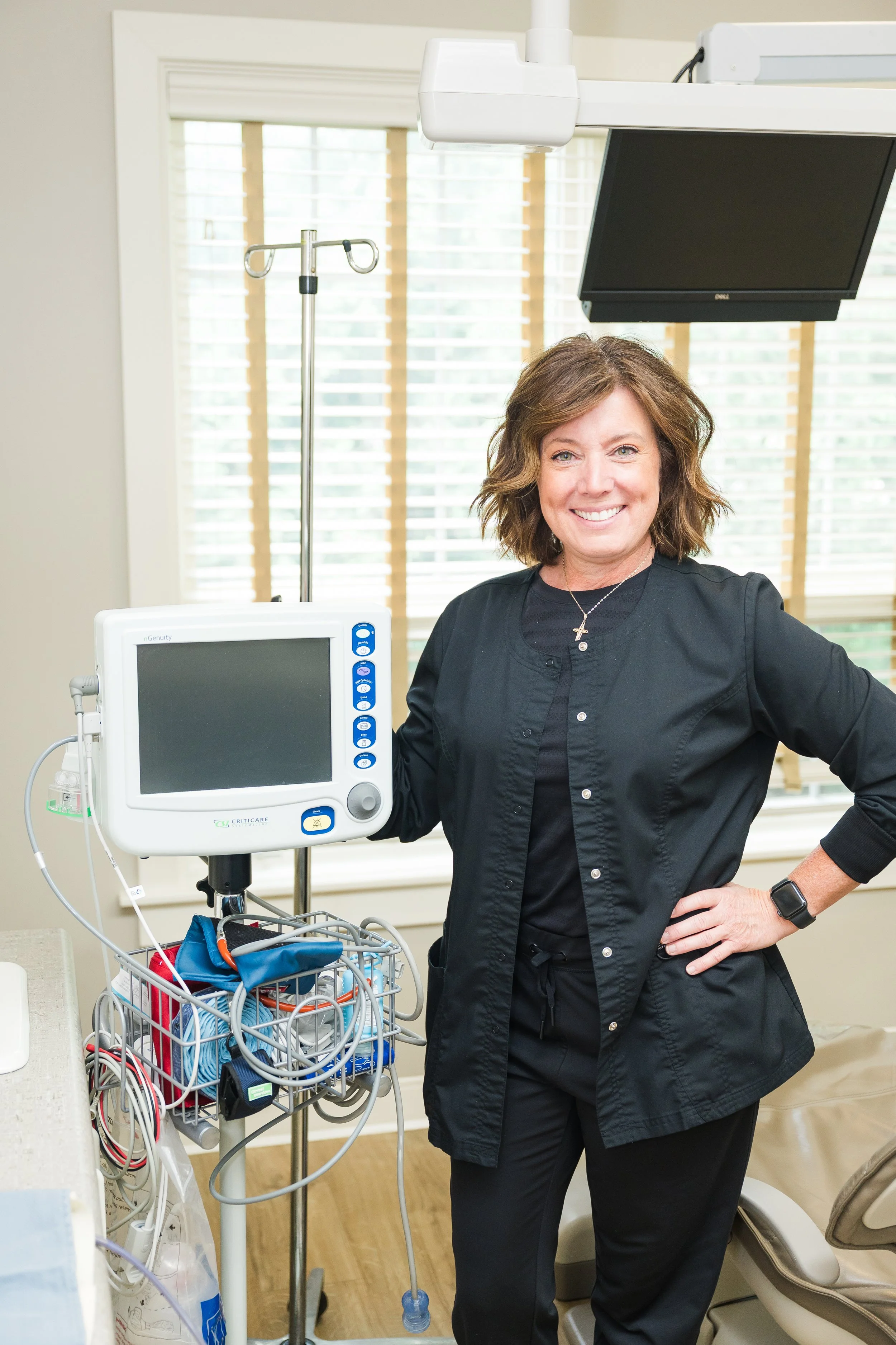 Bloomington il dentist office nurse headshots