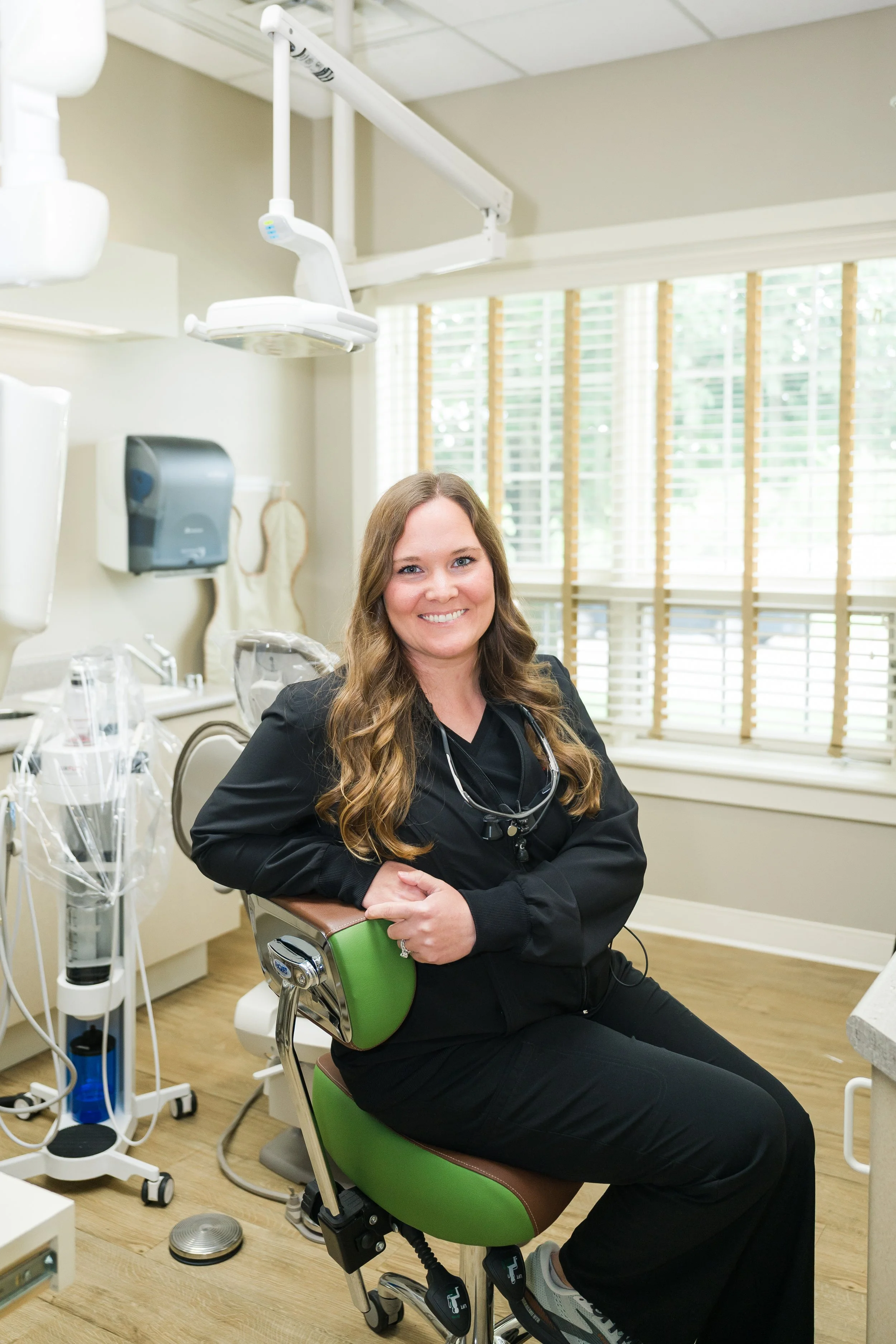 Bloomington il dentist office dental hygienist headshots