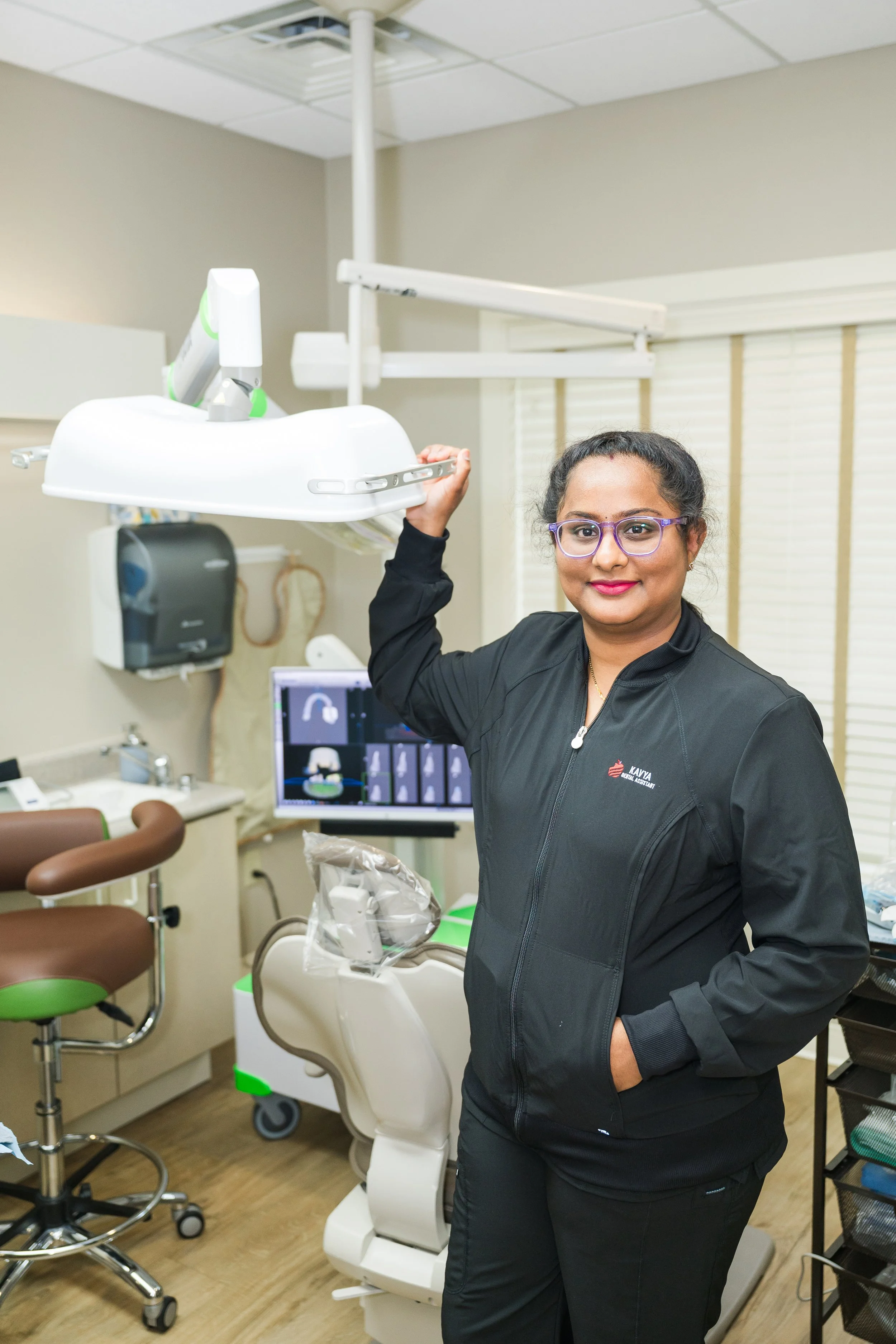 Bloomington il dentist office dental hygienist headshots