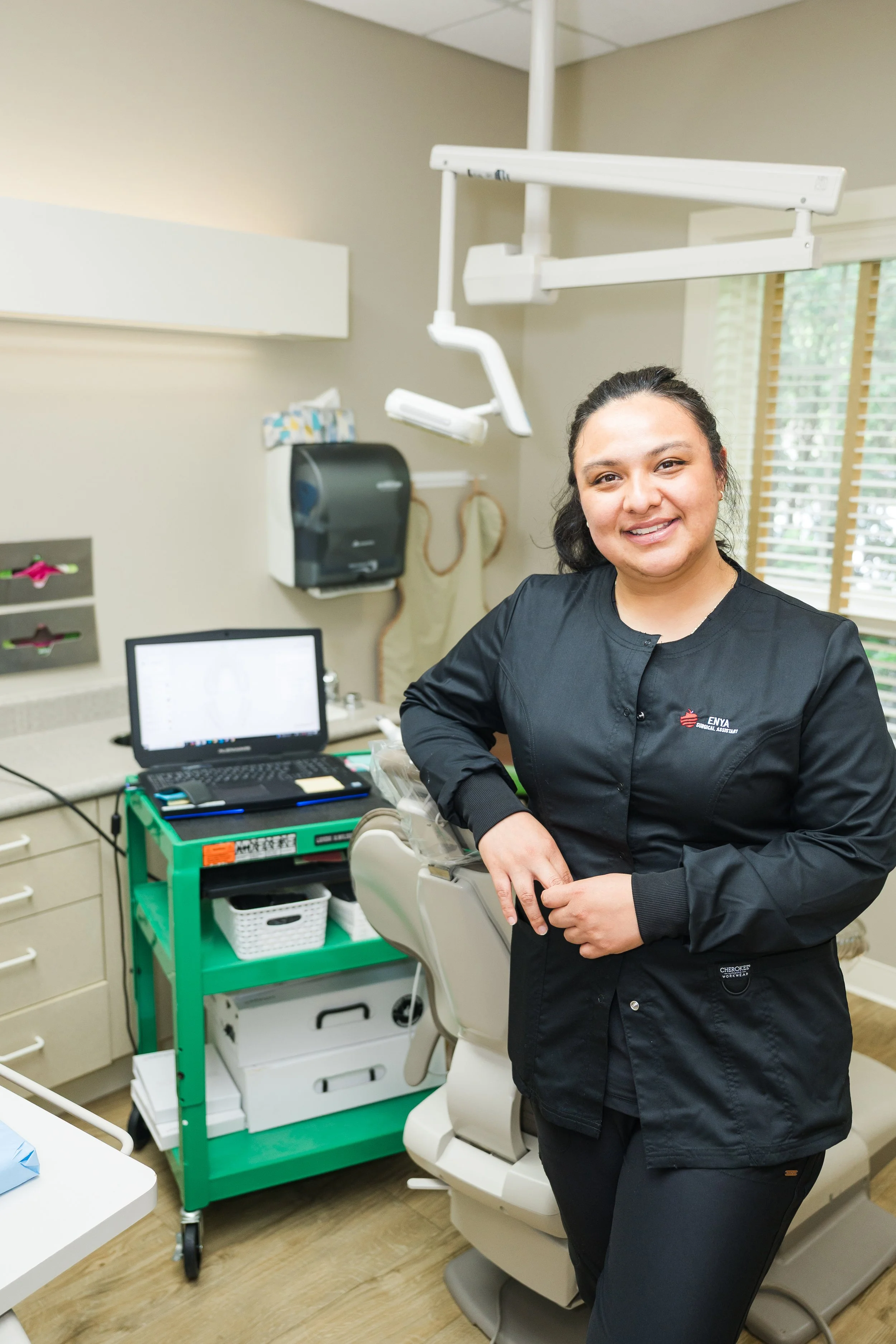 Bloomington il dentist office dental hygienist headshots