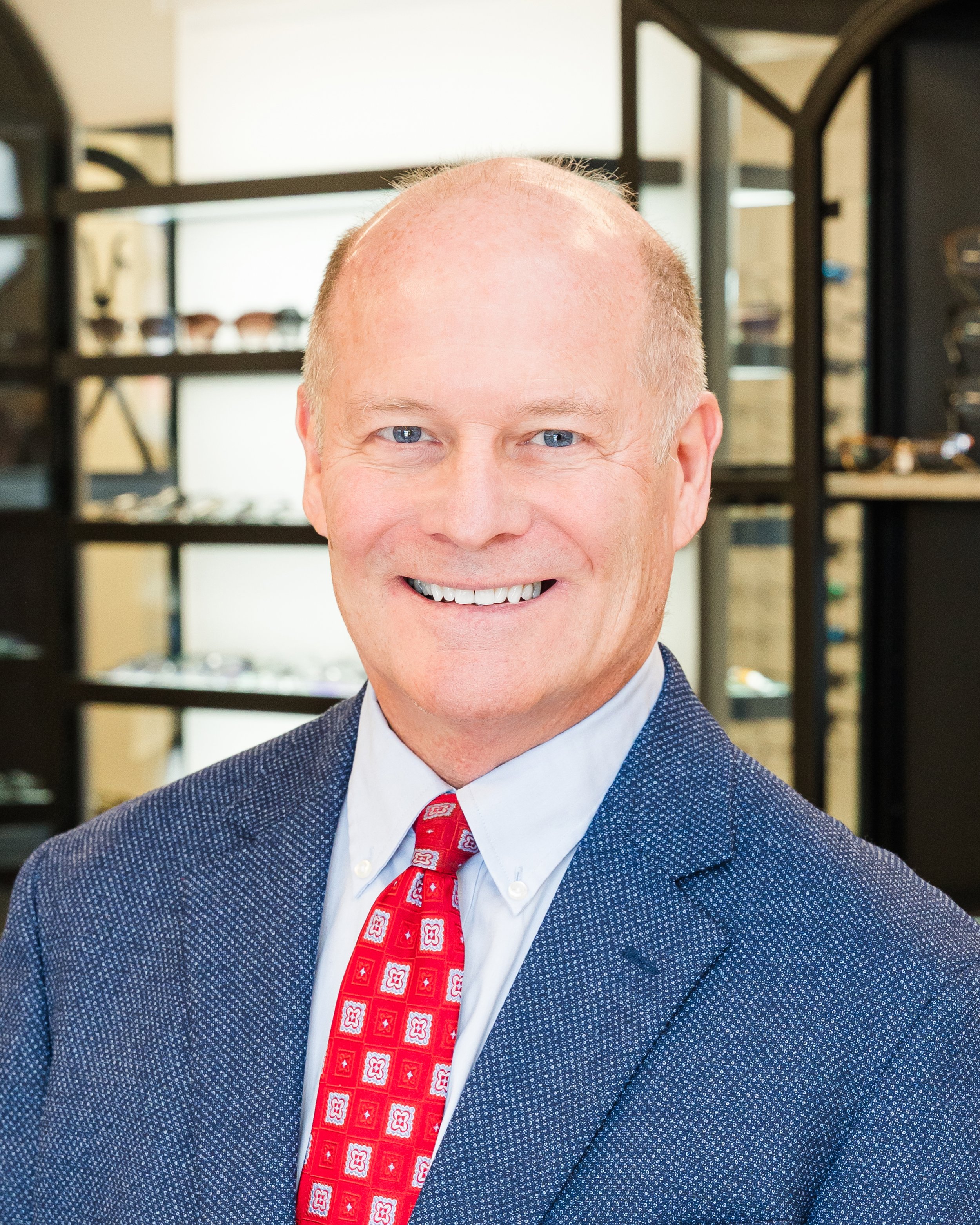 Dr. Andrew Backus, optometrist at Rieger Eyecare in Normal, IL.