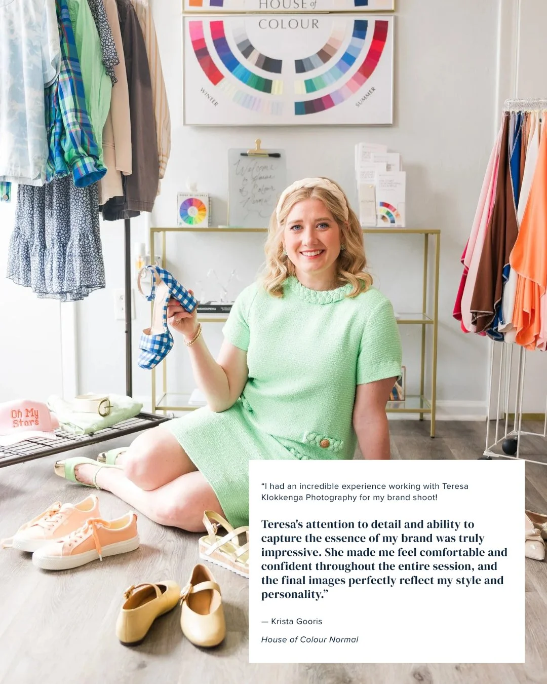 One of my favorite parts of what I do is helping business owners feel confident showing up for their brand.

Krista trusted me to capture images that truly reflected her business and personality, and this is what she shared after her session:

&ldquo