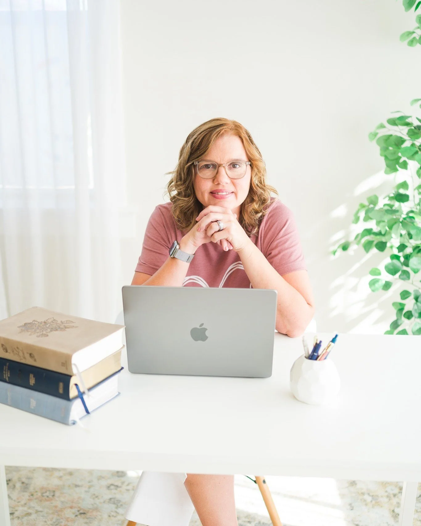 Missy Eversole walked into her session and told me straight up that she was not comfortable in front of a camera.

I didn't hand her a pose chart.

I started asking her about her work. The people in her audience. The stories that led her to what she 