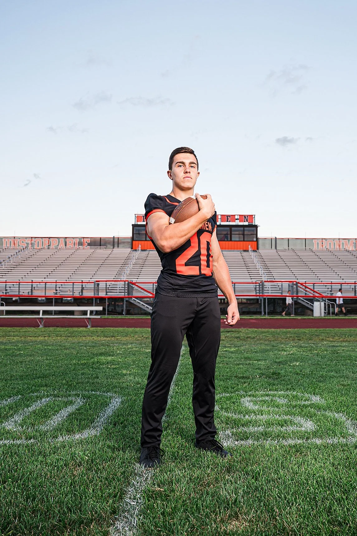 football senior photos Normal IL