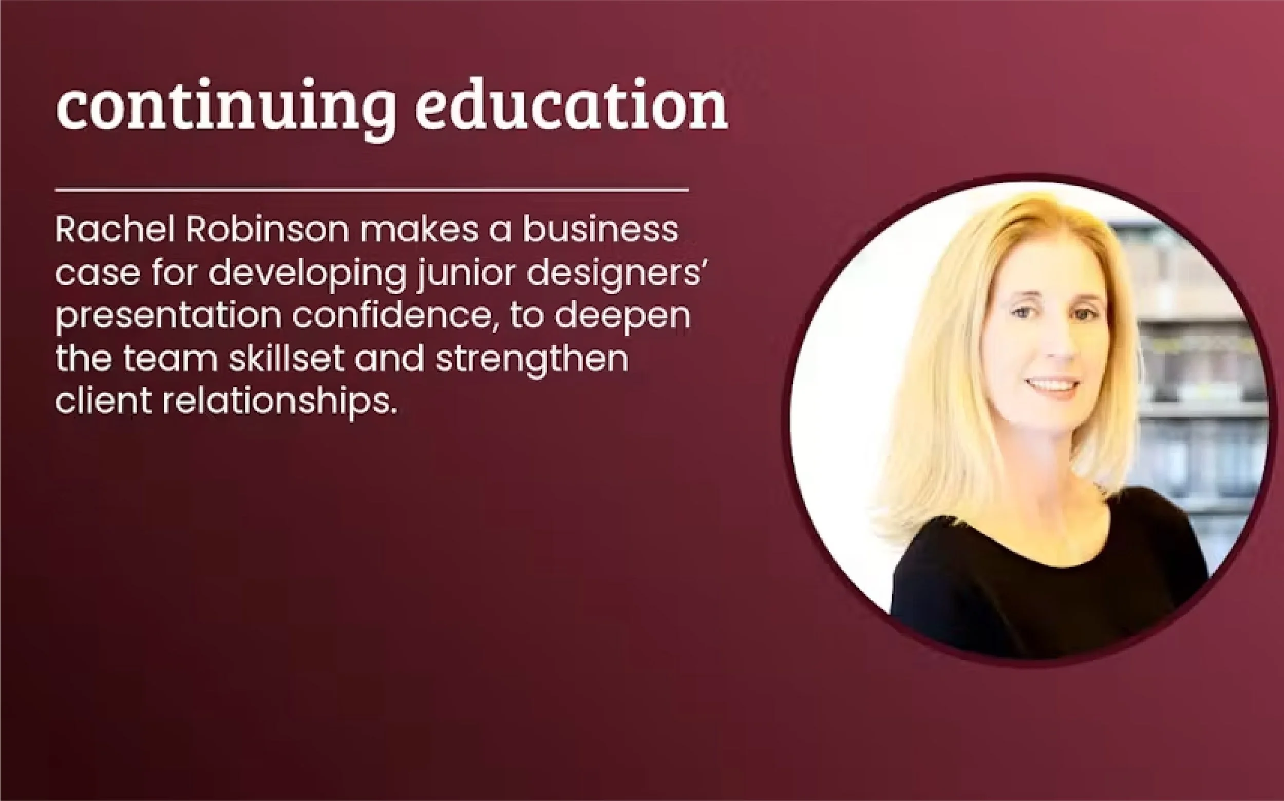 Why Presentation Training Strengthens Design Firms