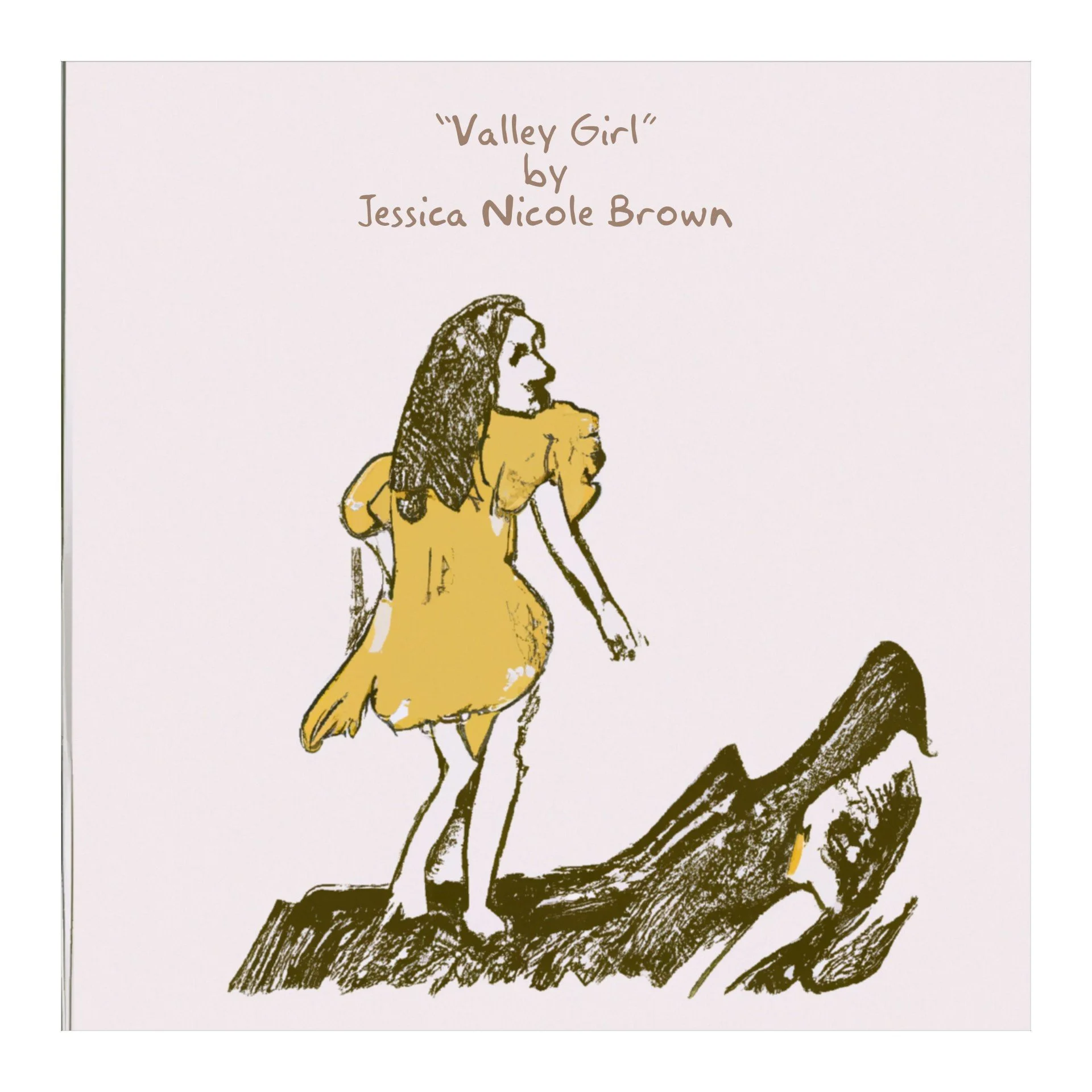 Jessica Nicole Brown's "Valley Girl" cover art
