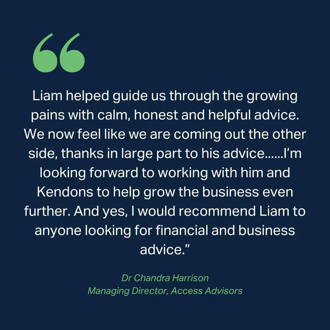 🔹 Client Testimonial - Access Advisors 🔹

&quot;I&rsquo;ve been a client with Kendons coming up on 9 years, but most of that time it has just been as a sole trader. As my business grew, we took on staff and things became more complex we started to 