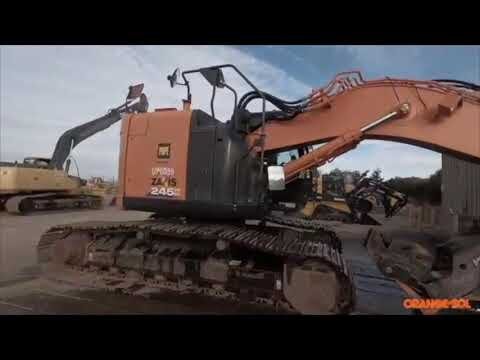 ORANGE SOL Heavy Machinery Cleaner on Hitachi Equipment