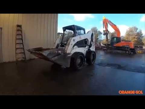 Watch ORANGE SOL® Heavy Machinery Cleaner easily remove greasy build up from this Skid steer loader.