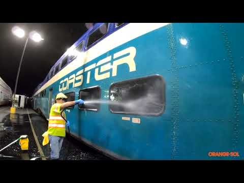 ORANGE SOL - Coaster Train and Window Cleaning