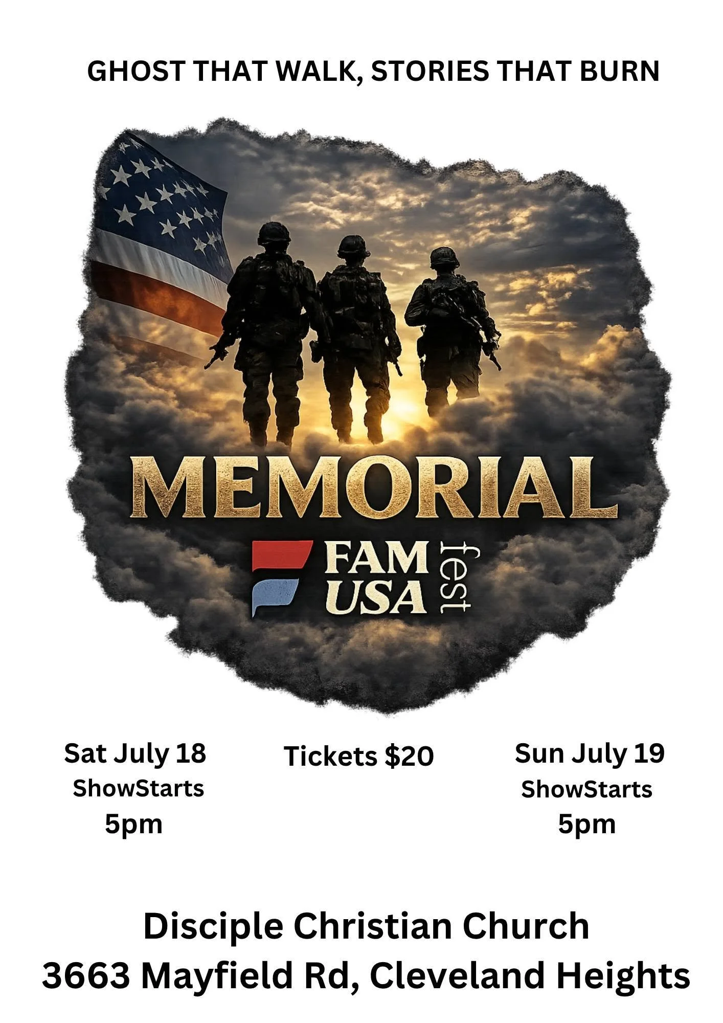 Fam Fest USA presents Memorial - TICKETED