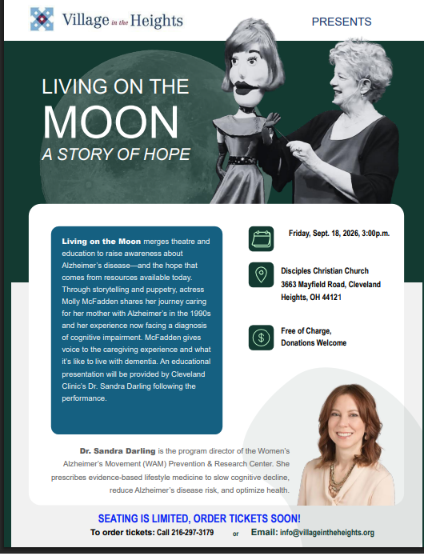 "Living on the Moon" presented by Village in the Heights