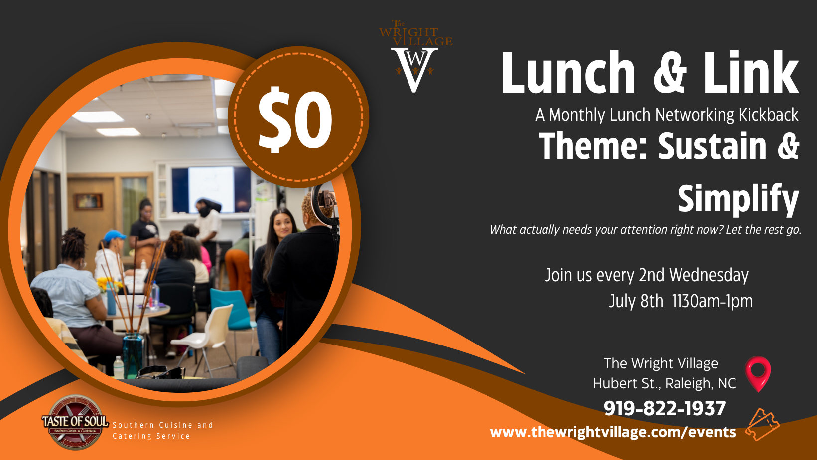 Lunch &amp; Link - Sustain &amp; Simplify