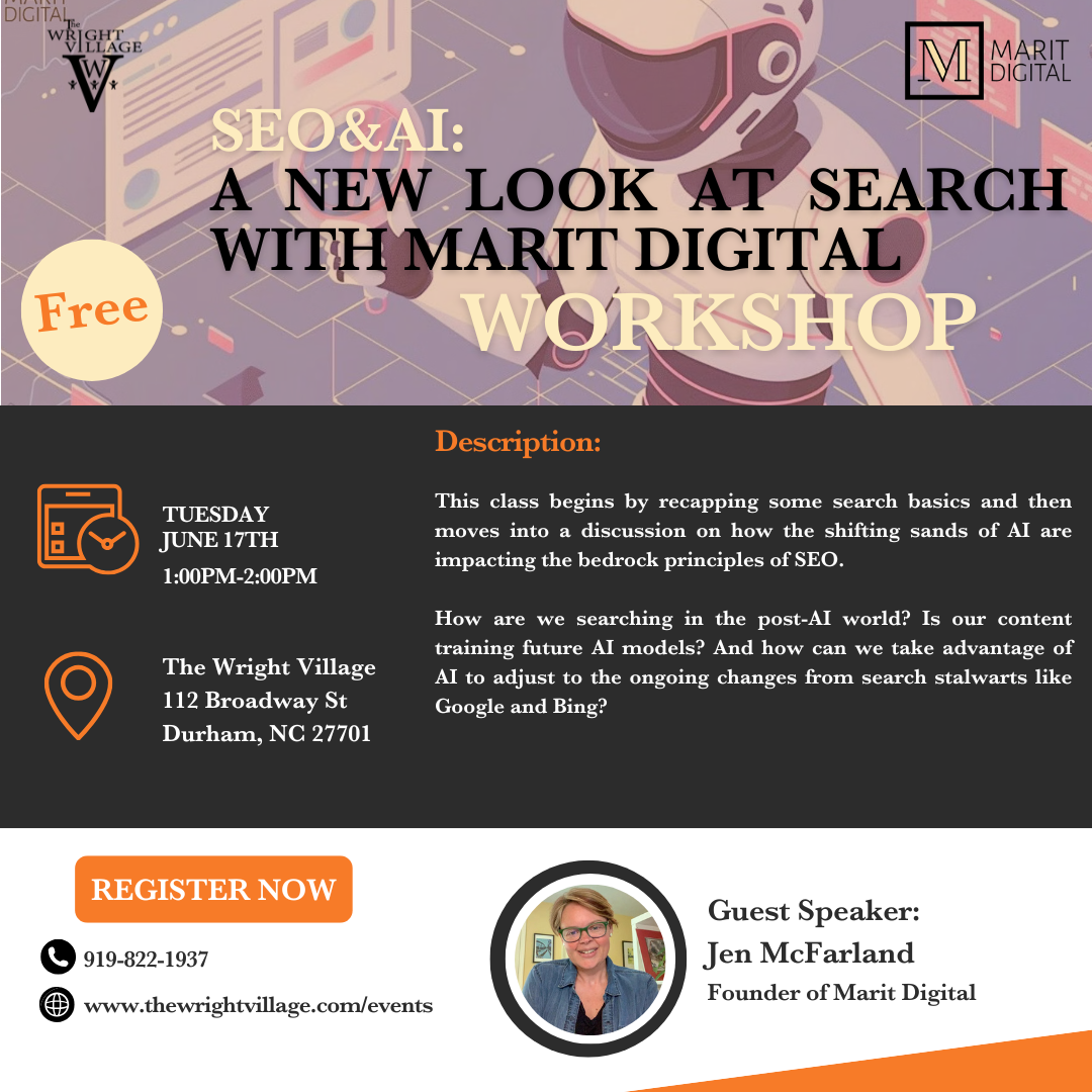 SEO and AI: A New Look at Search with Marit Digital — The Wright Village