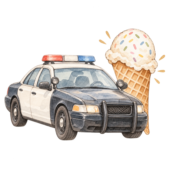 Police Ride Home + Kimball's