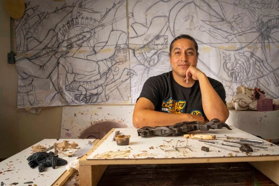 David Ocelotl Garcia's Latest Mural Honors Tepeyac’s History at RiNo Art Park