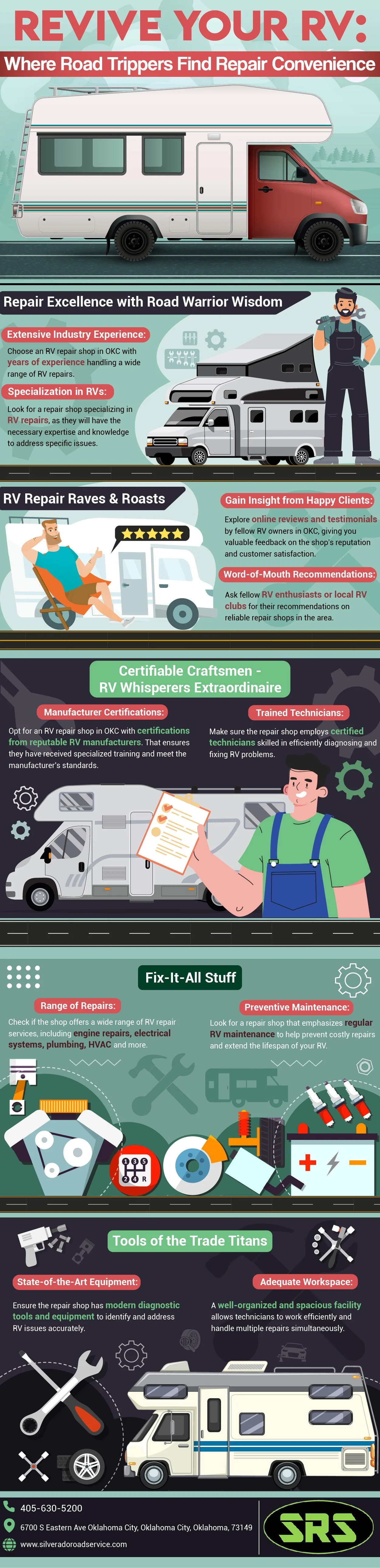 Revive Your RV Where Road Trippers Find Repair ConvenienceInfographics