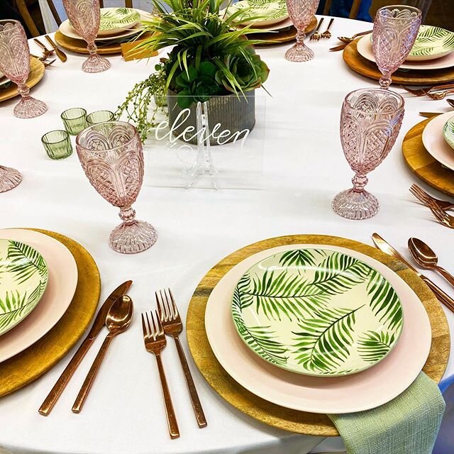 Spent the day at Colorado Party Rentals for Cara and Andy&rsquo;s wedding that *fingers crossed* is still happening on August 2nd. This tablescape is not what we decided on but I promise it&rsquo;s just as dreamy. 💕 #theperfectmomentevents .
.
.
.
.