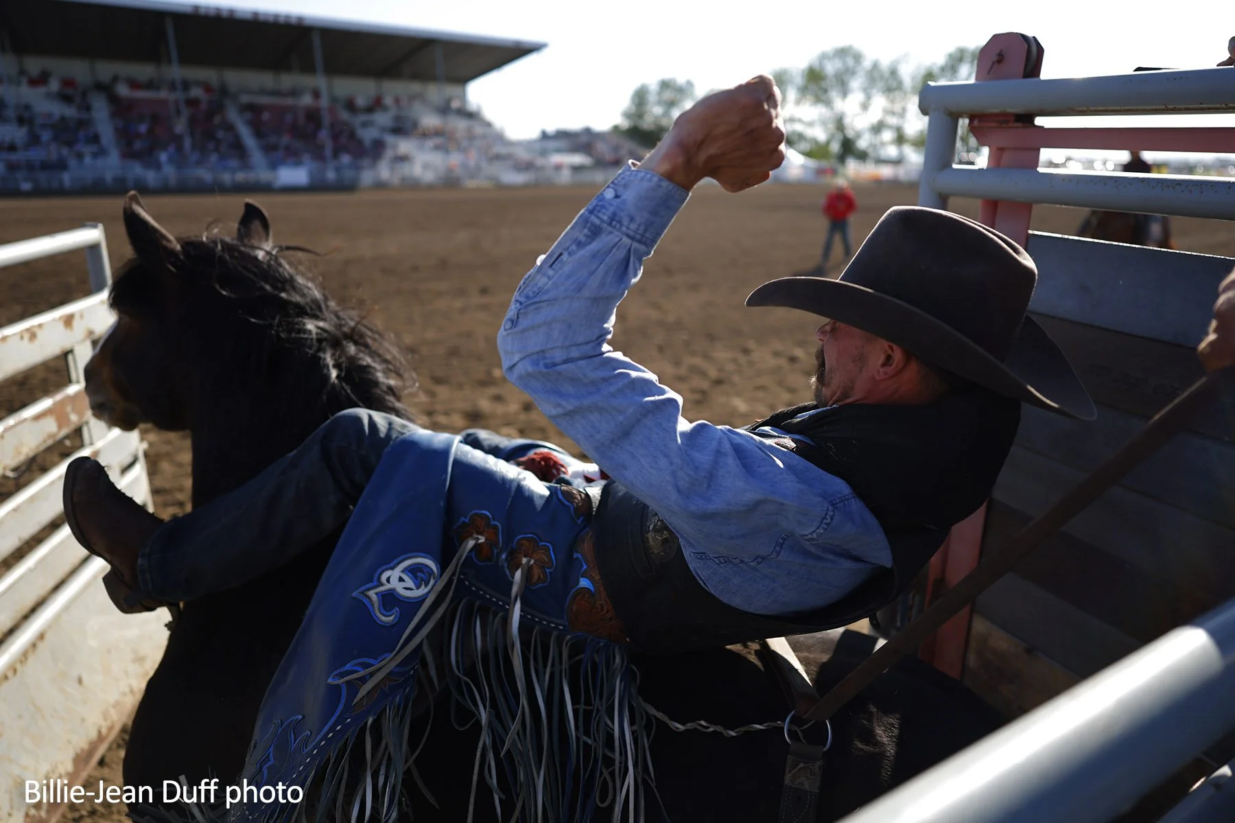 One truck. Two bareback riders. Fifteen thousand dollars.