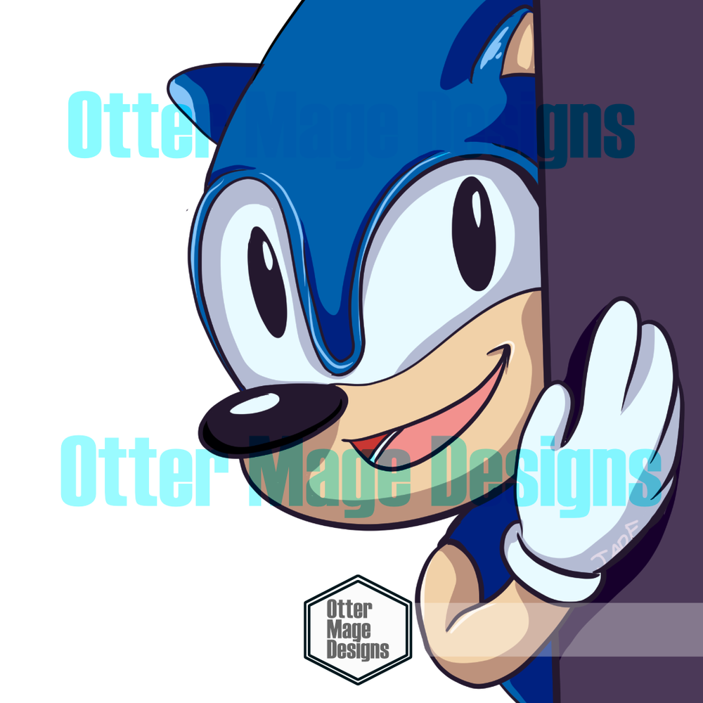 Sonic The Hedgehog Headshot