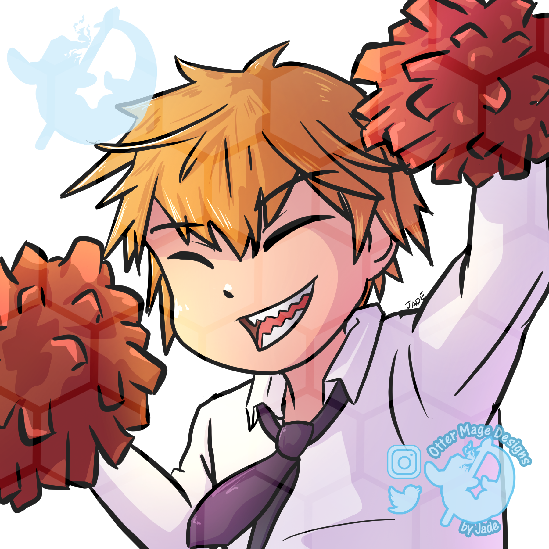 Denji Cheer Emote (Chainsaw Man)