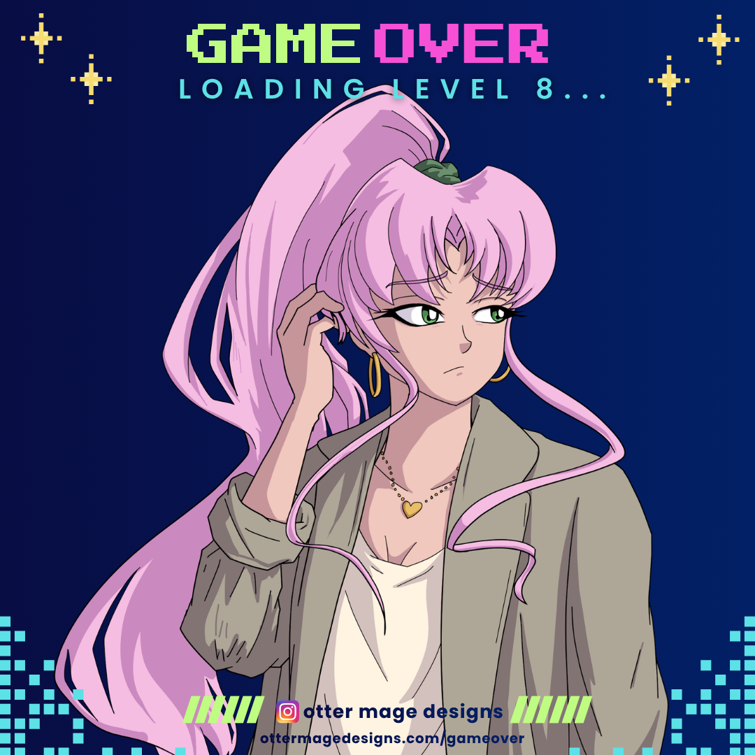 Kyoko's redesign for Jade's original manga series Game Over.