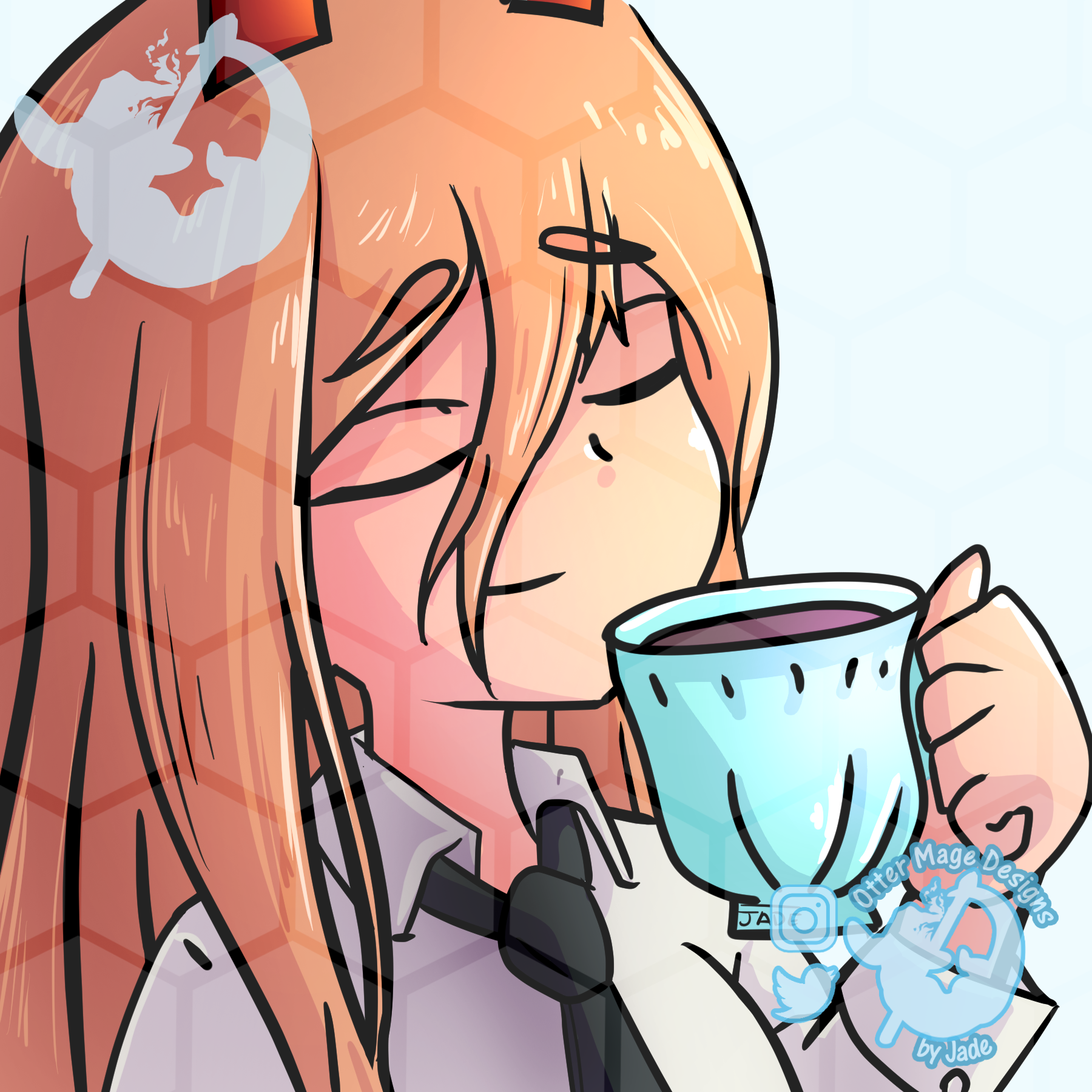 Power Sip Emote (Chainsaw Man)