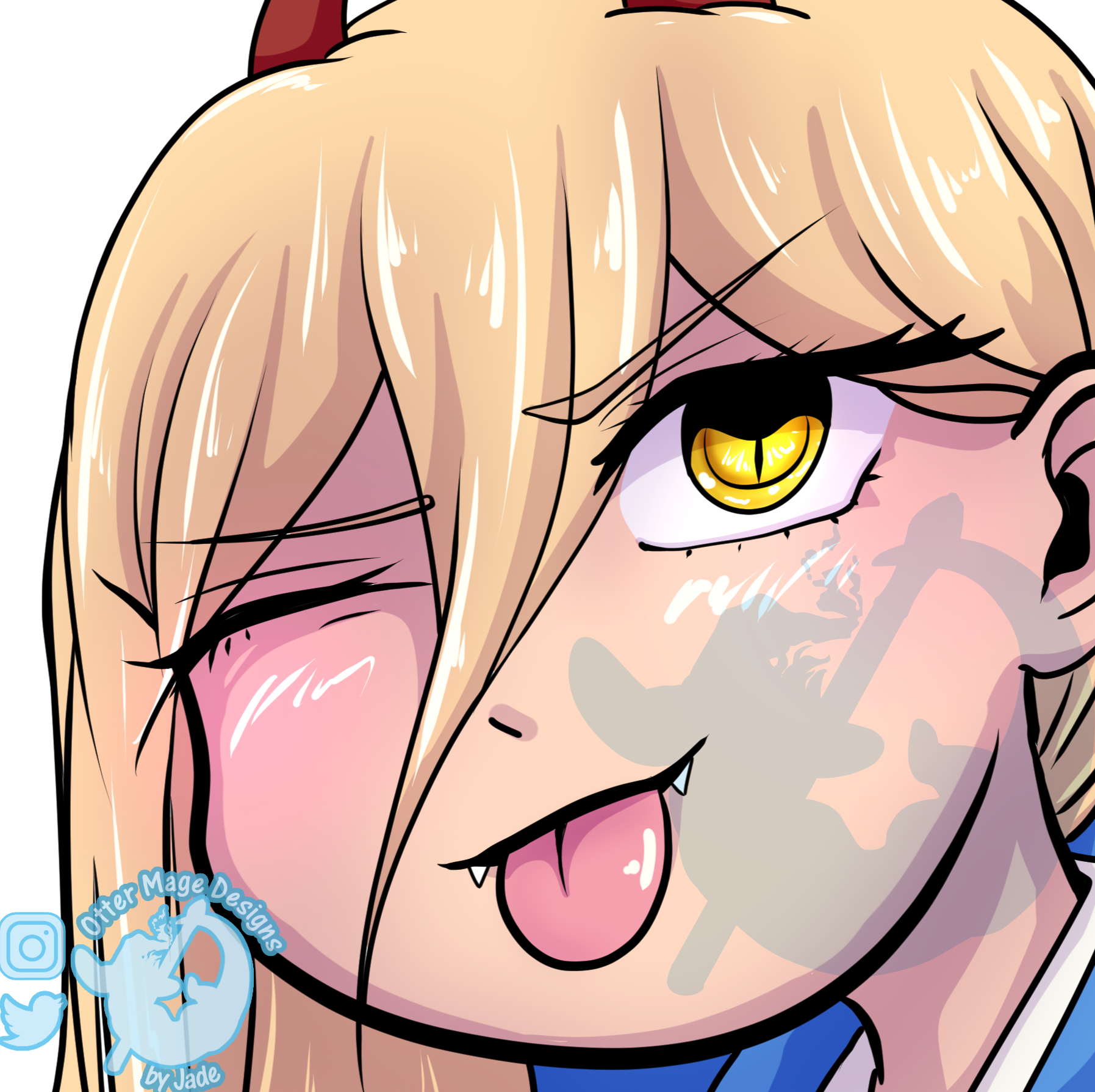 Power Chainsaw Man Tongue Emote 
(Standard 2022)