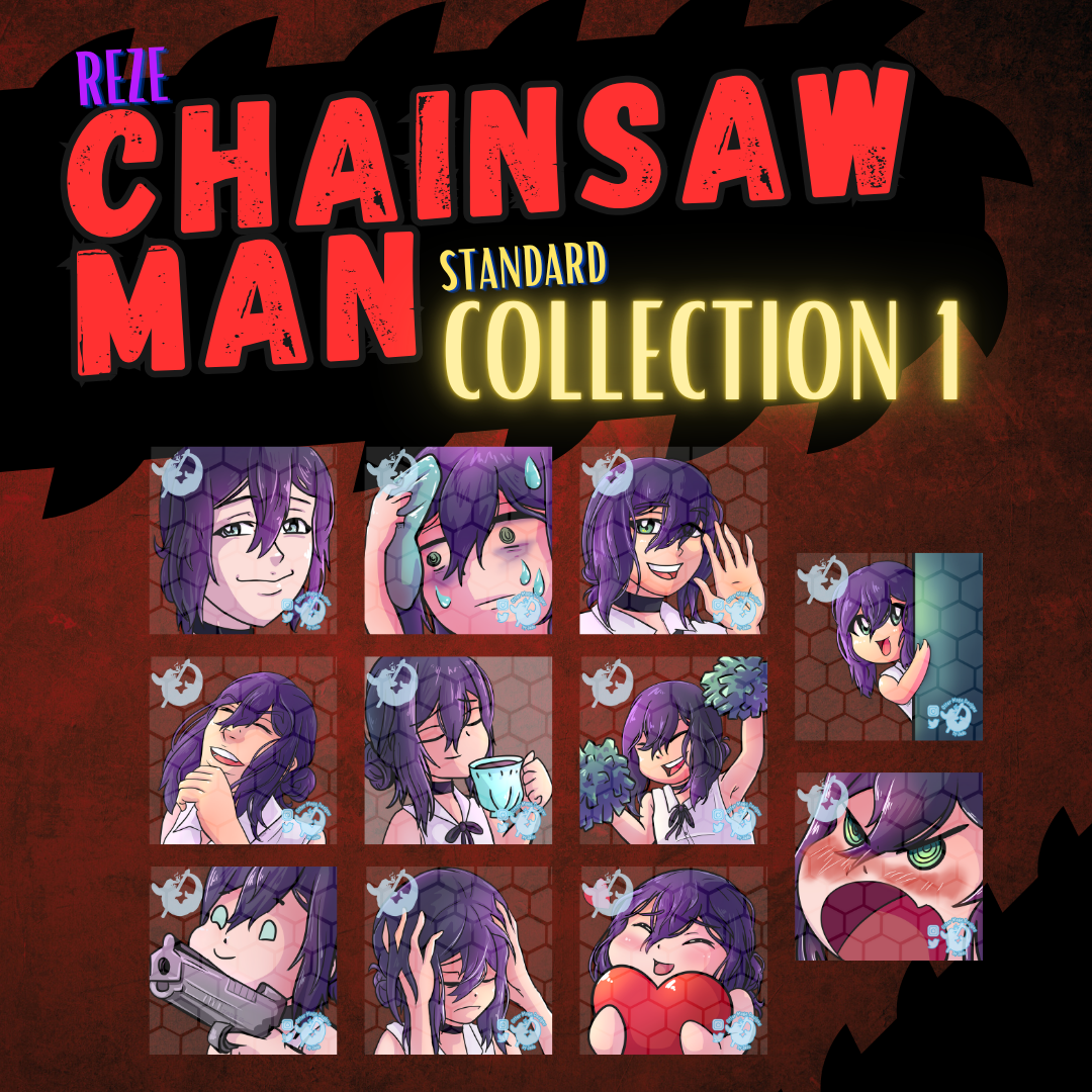 Chainsaw Man Reze Emote Set One (11 Emotes)