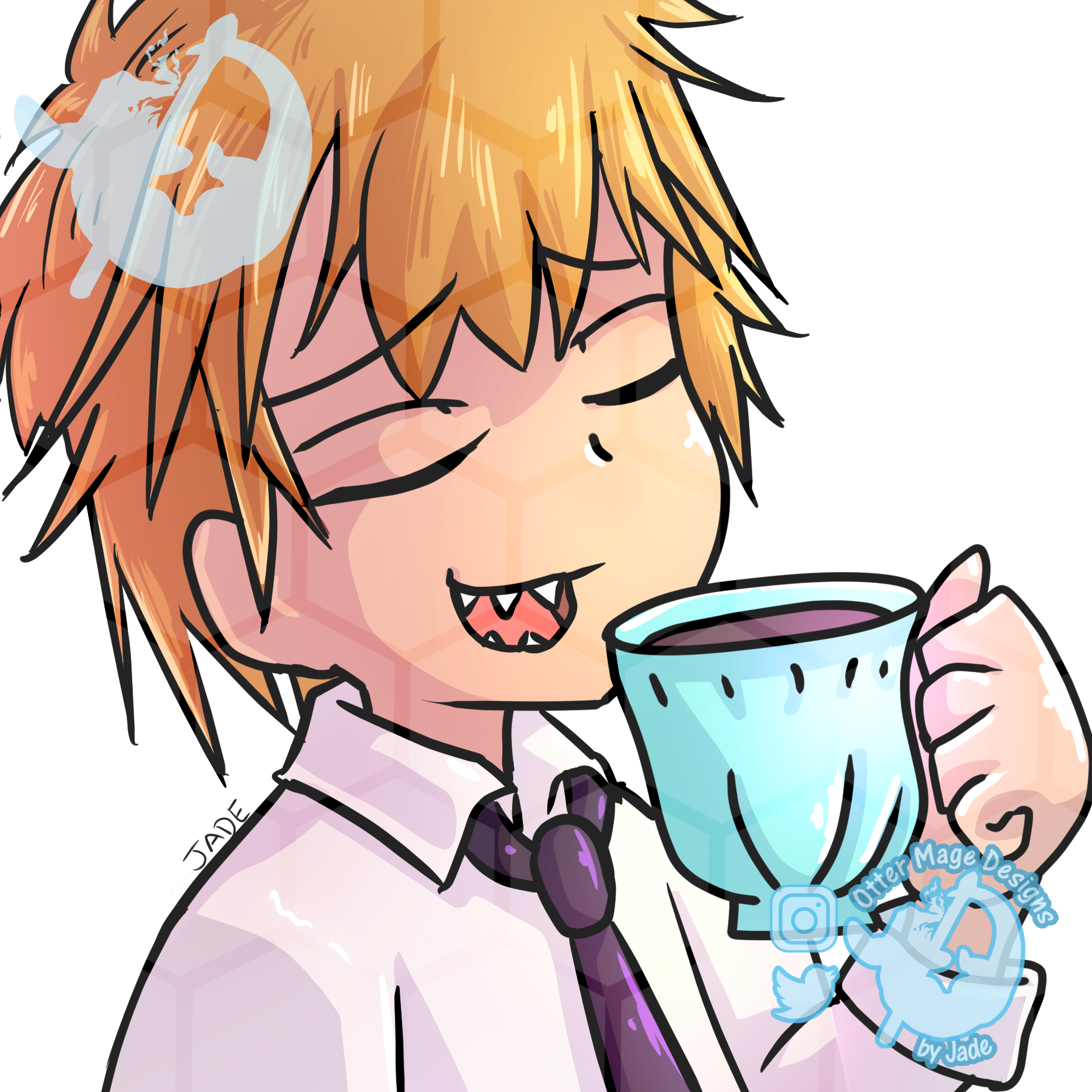 Denji Sip Emote (Chainsaw Man)