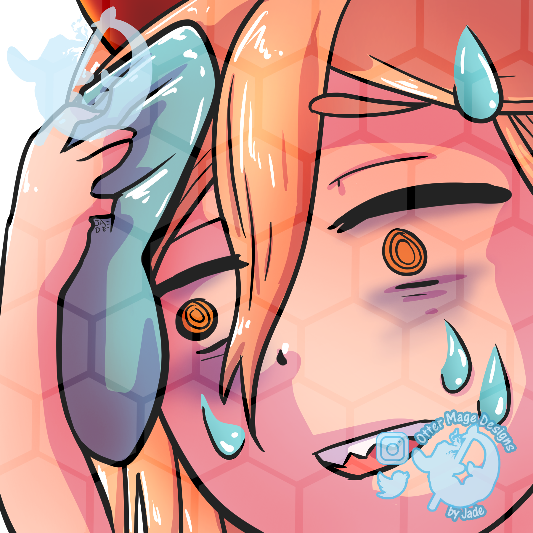 Power Sweat Emote (Chainsaw Man)