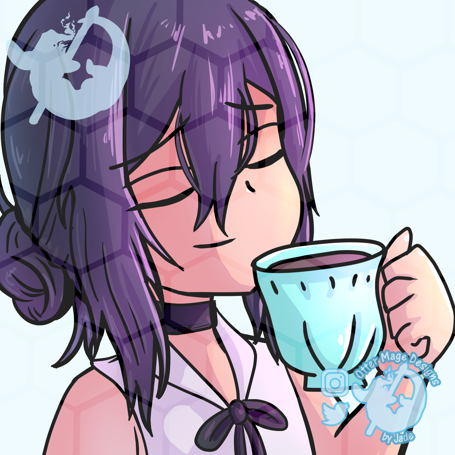 Reze Sip Emote (Chainsaw Man)