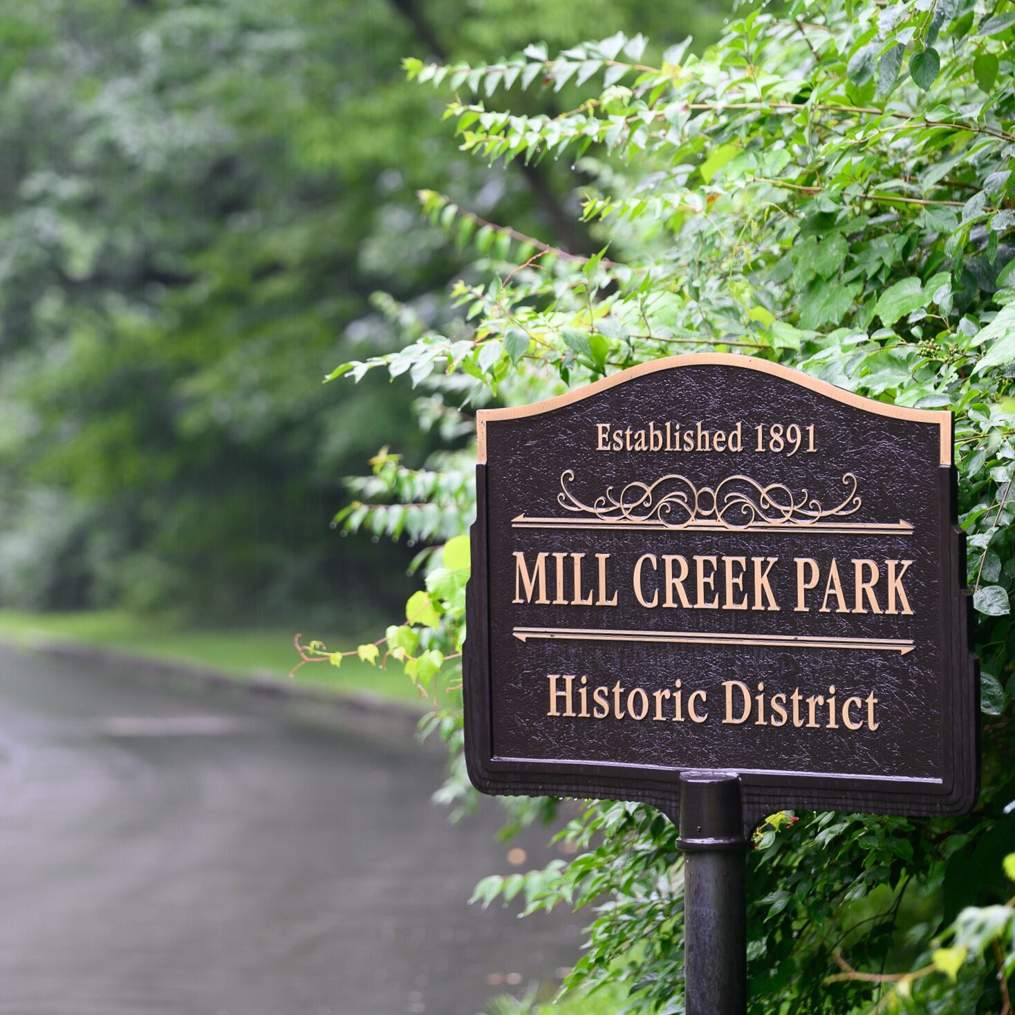 Mill Creek MetroPark Welcome Sign