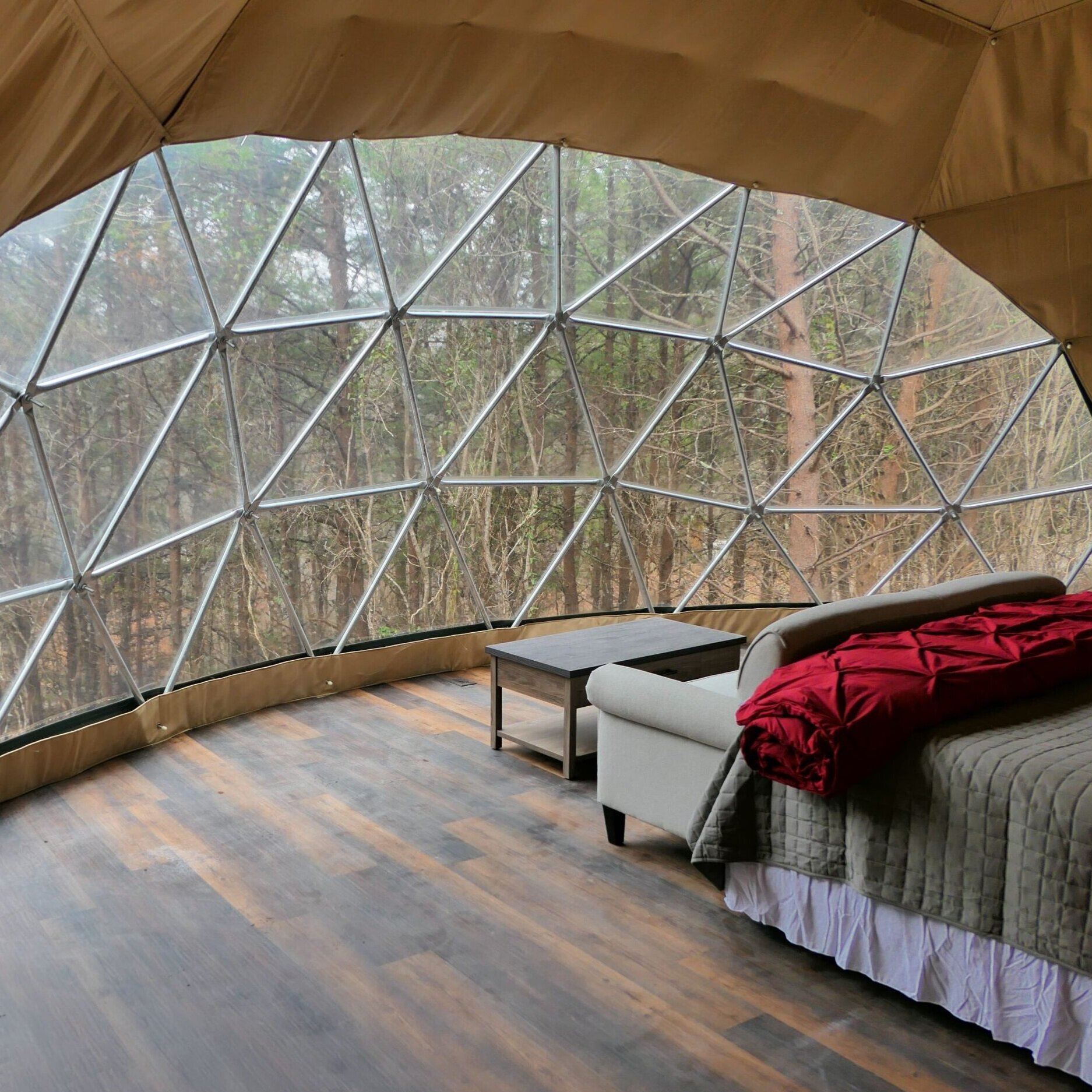 Rent this Cozy Geodome for your next Hocking Hills State Park Getaway