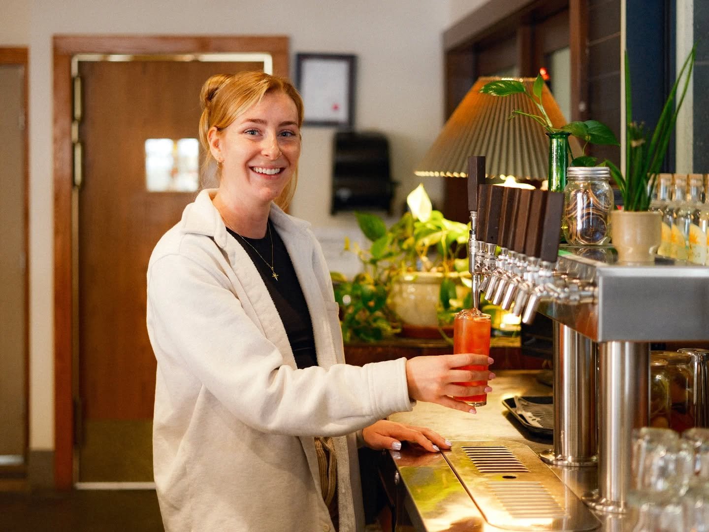 Cocktails On Tap 💥.

Here at Gin Lane we love to shake, stir and POUR! We are always running 7 cocktails on our draught lines, including an Espresso Martini on Nitro, a Negroni and 5 Gin Lane exclusive features!

But wait, there's more. On Thursday 