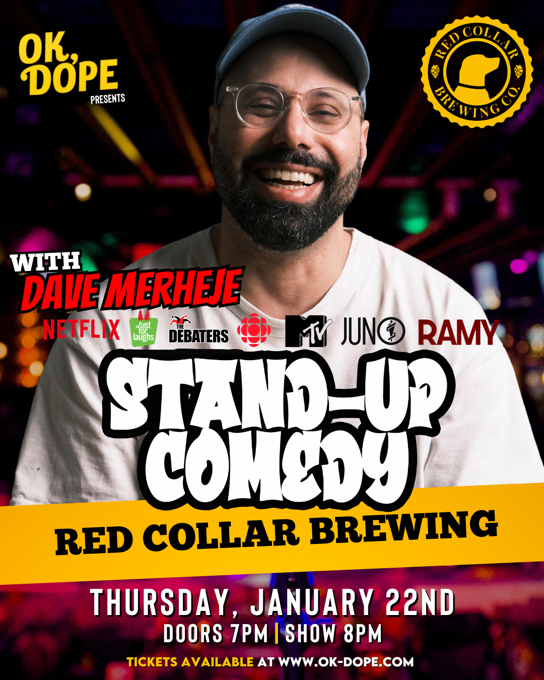 OK, DOPE Presents Dave Merheje live at RCB &amp; Gin Lane
