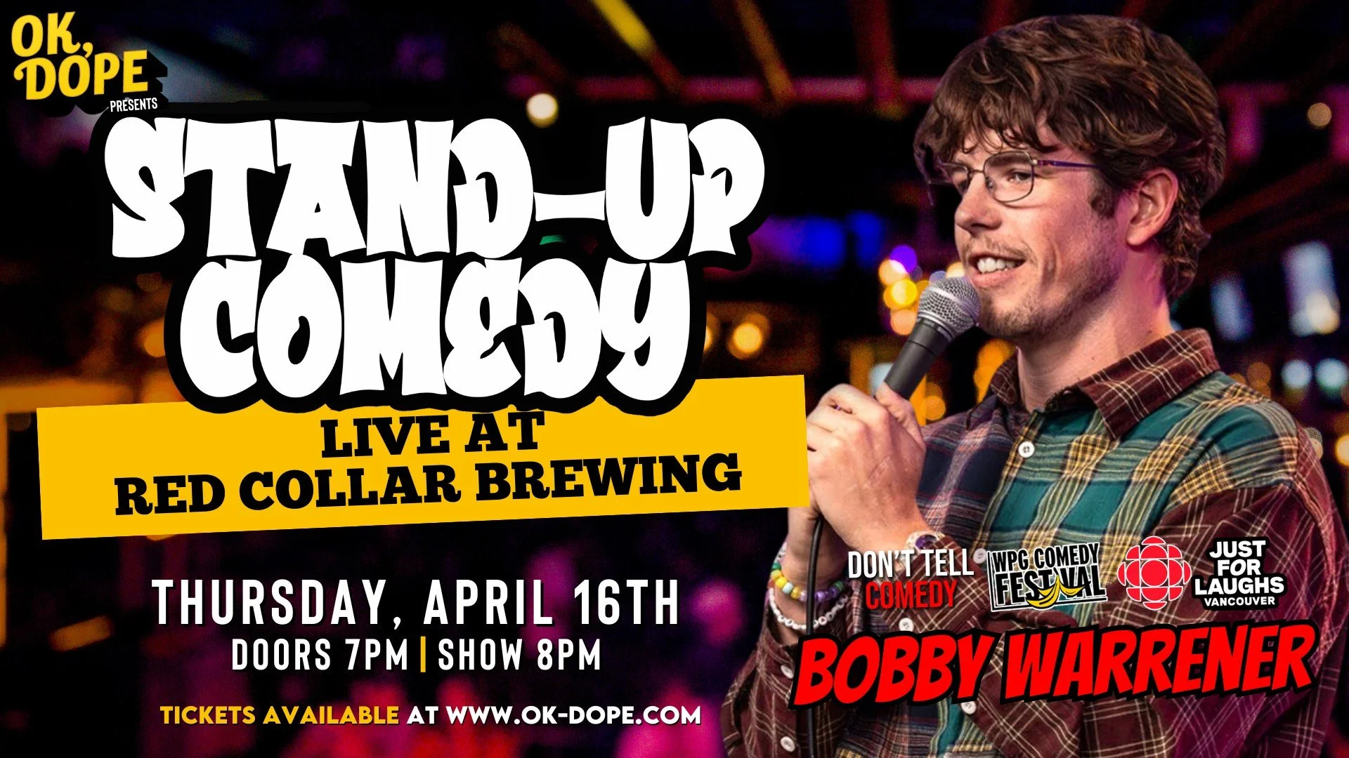 OK, DOPE Presents BOBBY WARRENER live at RCB &amp; Gin Lane