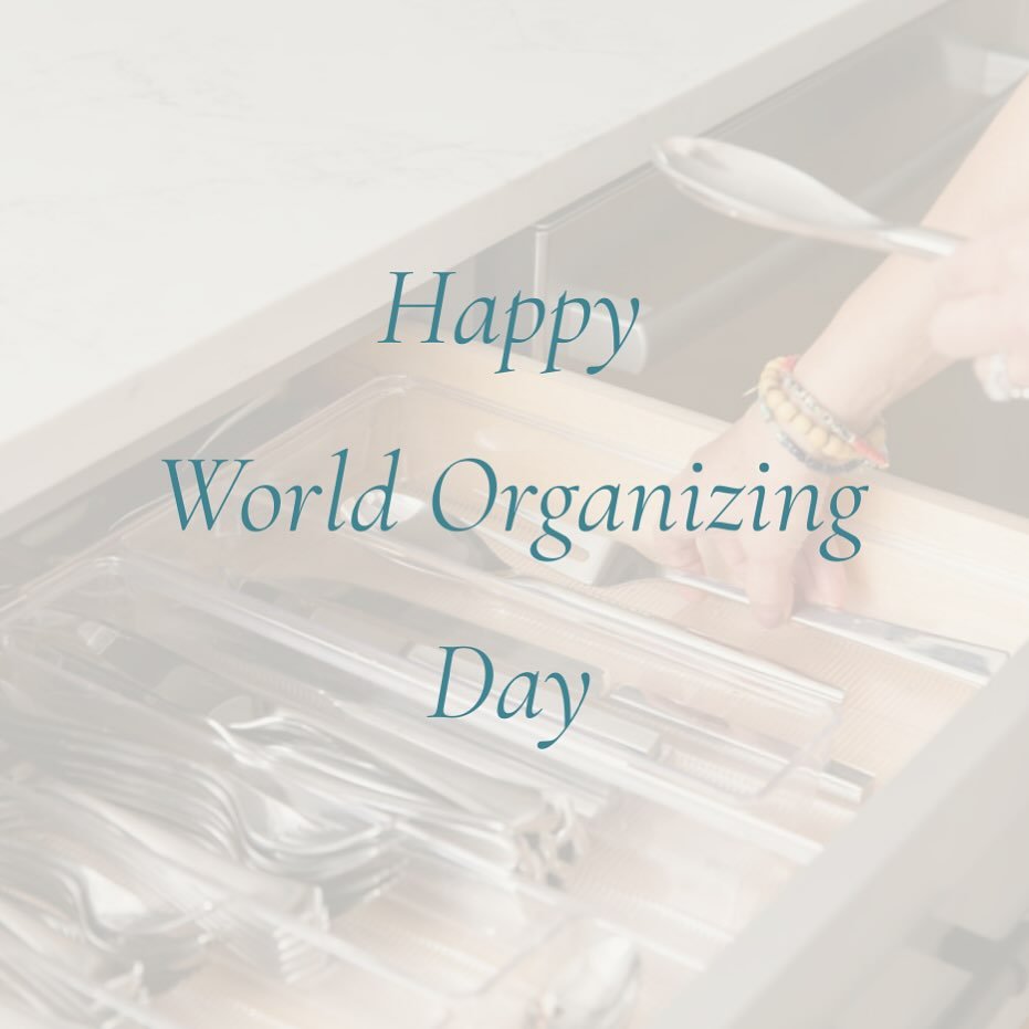 It&rsquo;s World Organizing Day! (Yes, its a thing&hellip;yay!!) Today we celebrate the work of organizing and productivity professionals who enrich the personal and professional lives of their clients. #sorted_llc #getorganizedwithsorted #uncoverser