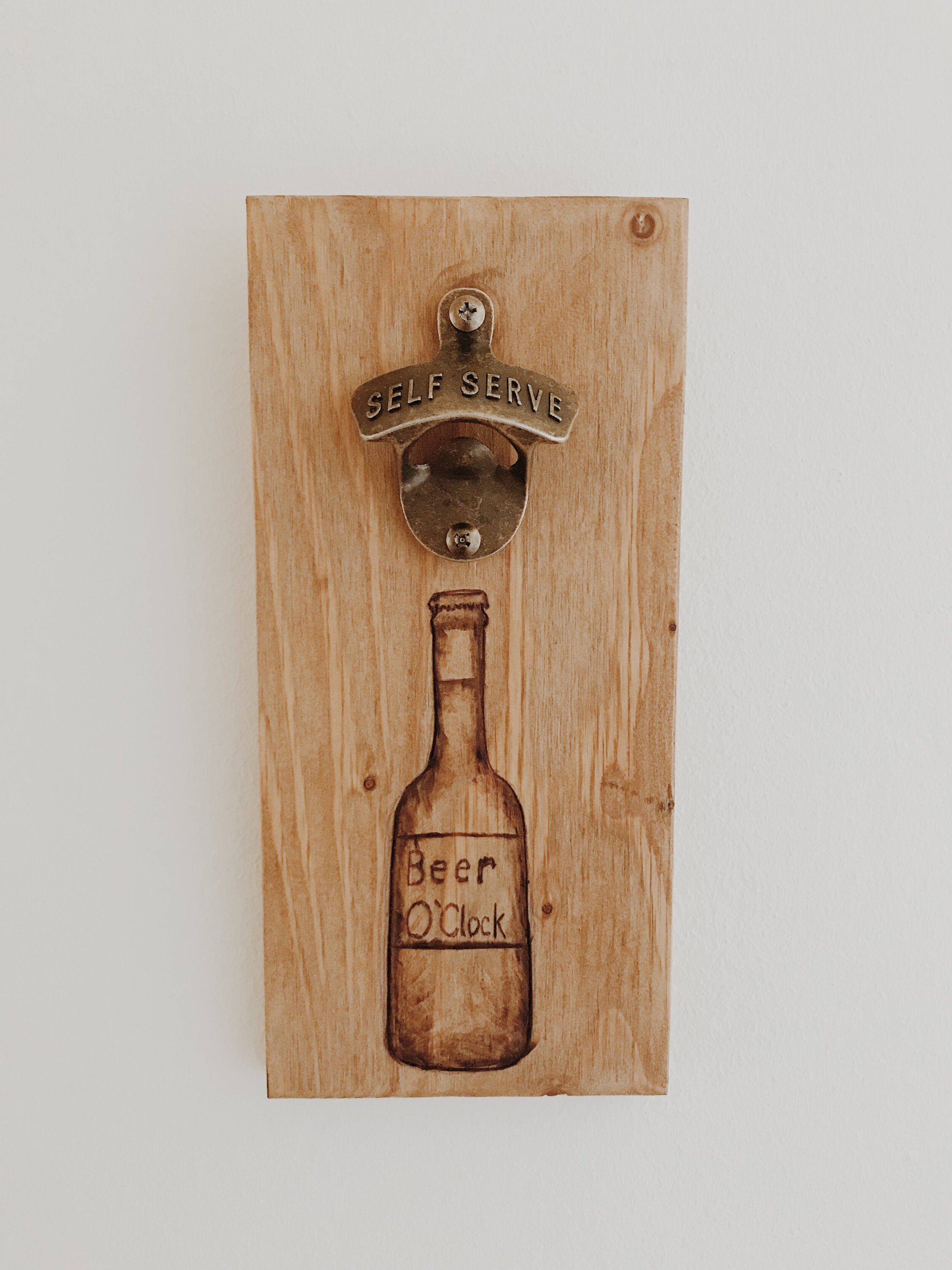DIY Wooden Bottle Opener
