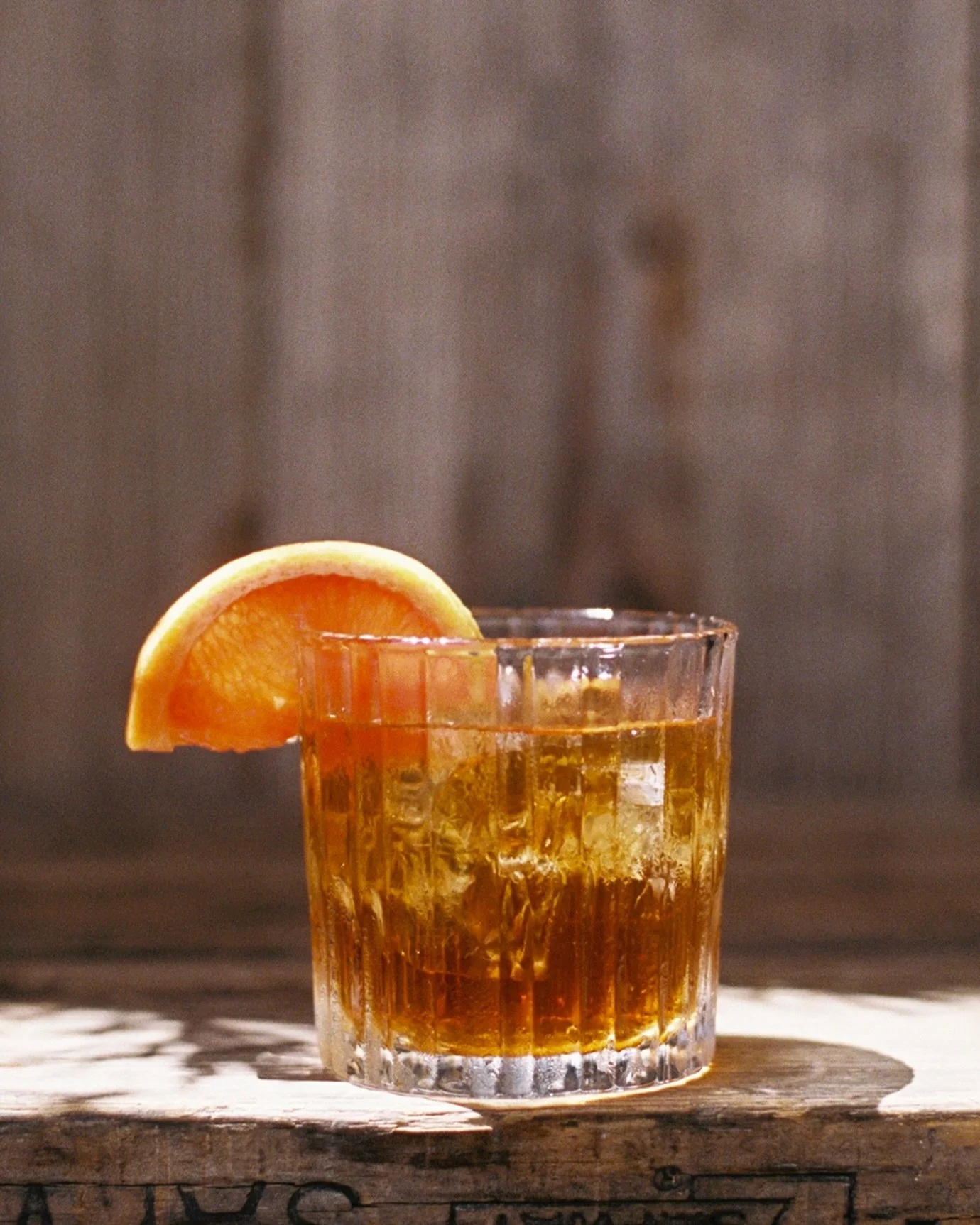 Golden hour in a glass. Our North of Sunset : bourbon, mole bitters, and orange set the tone for your Friday night 🌅