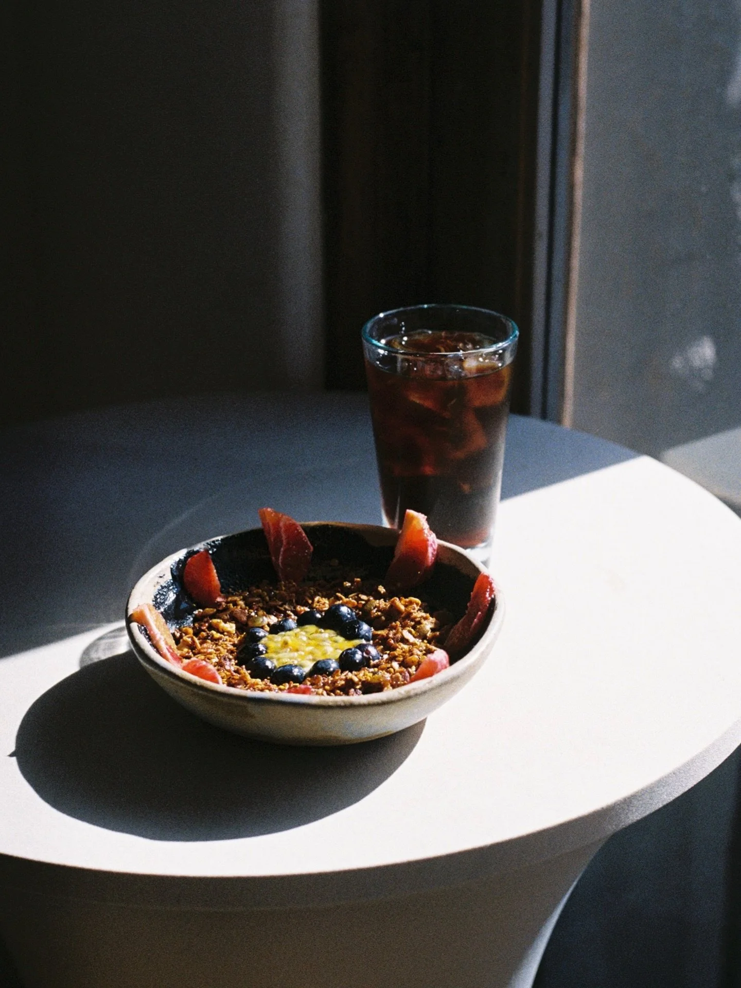 good morning ☕️ swipe to add milk to your cold brew