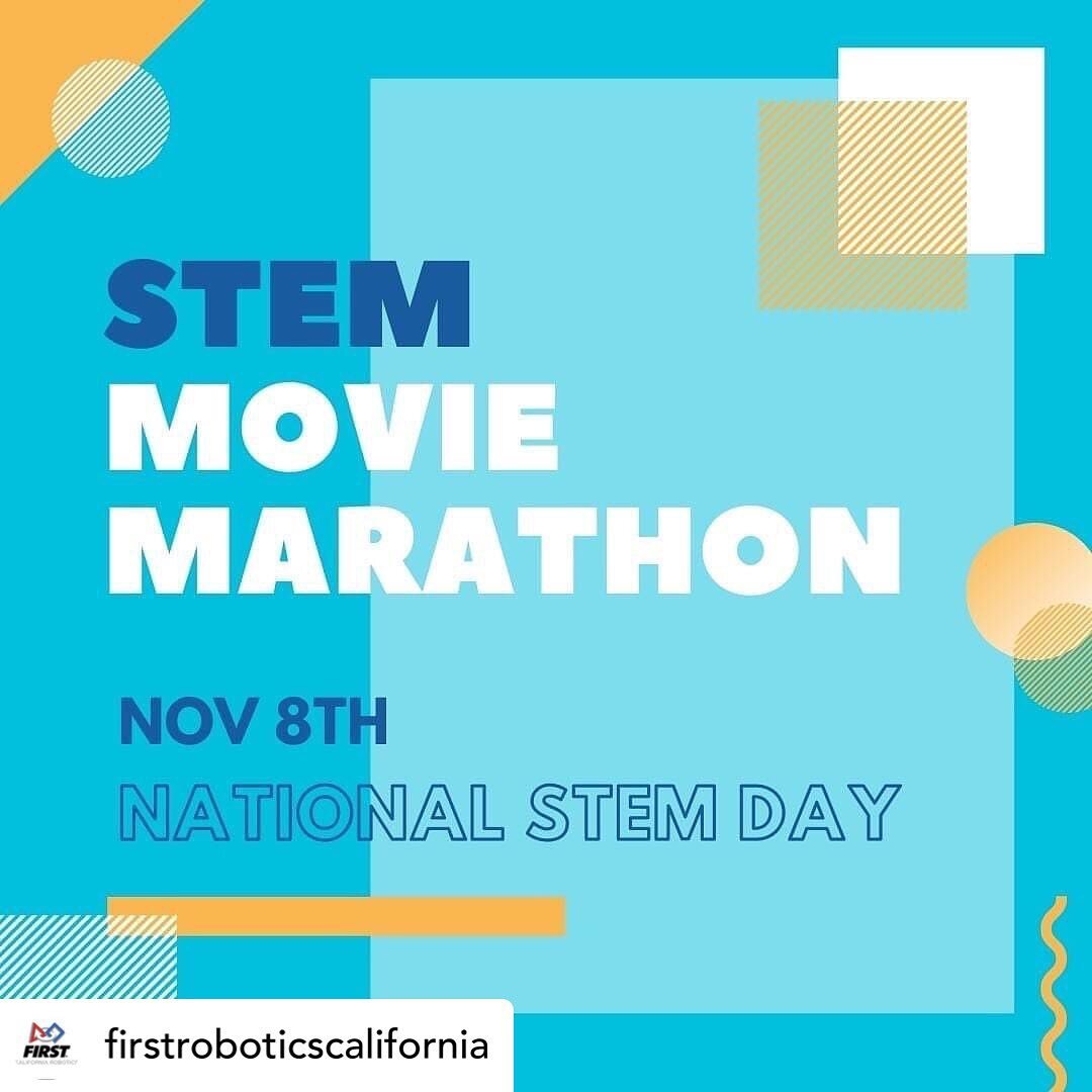 Happy National STEM Day!! Sharing this post from @firstroboticscalifornia with a great list of films for a STEM movie marathon today, including @themissfitsdoc 😊 

Posted @withregram &bull; @firstroboticscalifornia How about a #STEM Movie Marathon t